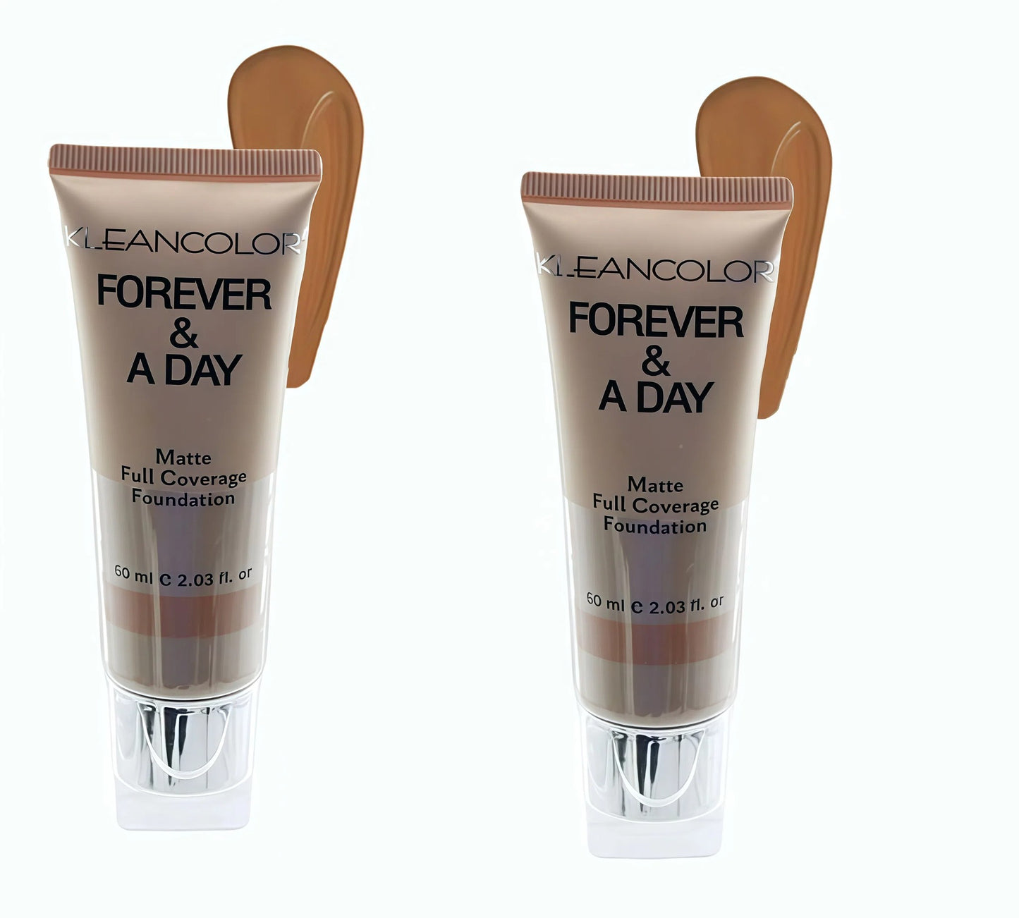 Foundation KLEANCOLOR Forever & A Day Matte Full Coverage Mahogany 2 Pack 2.03 fl oz