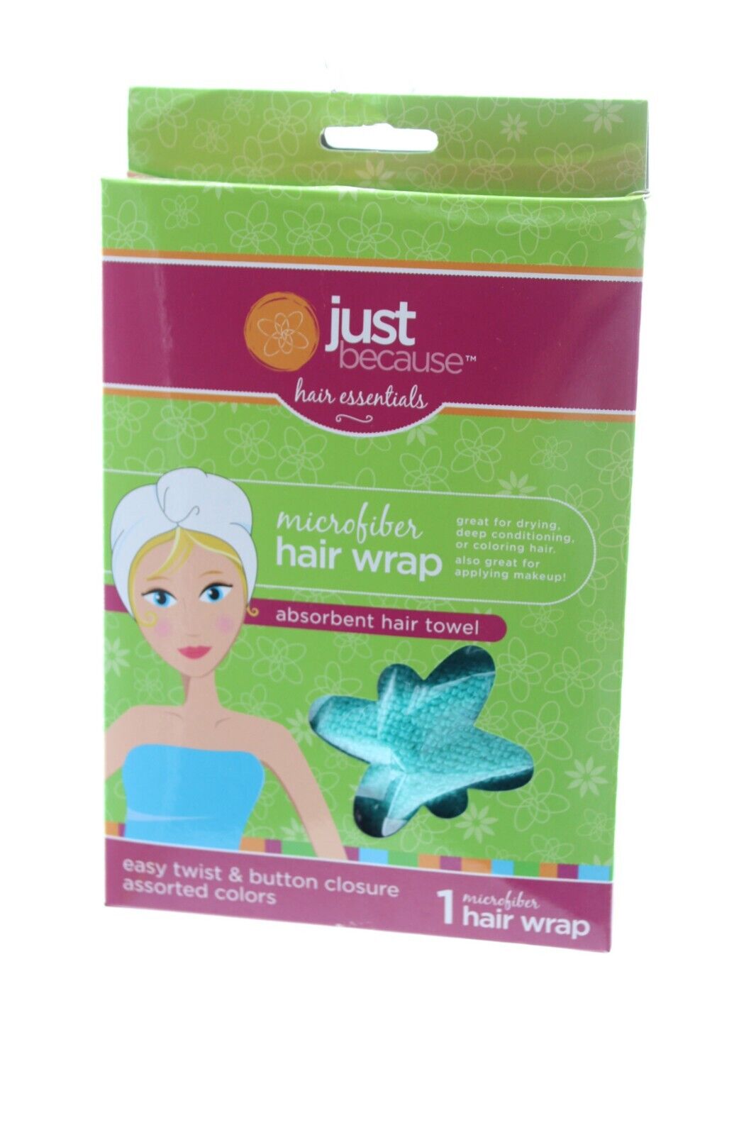 Hair Wrap Microfiber Hair Wrap Absorbent Teal