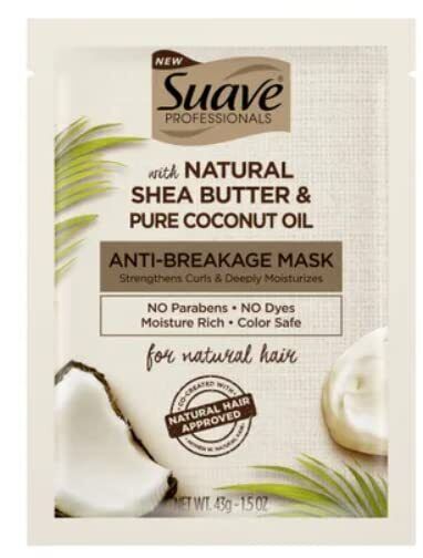 Hair Masque Suave Hair Mask Deeply Moisturize Shea Butter & Coconut 1.5 oz