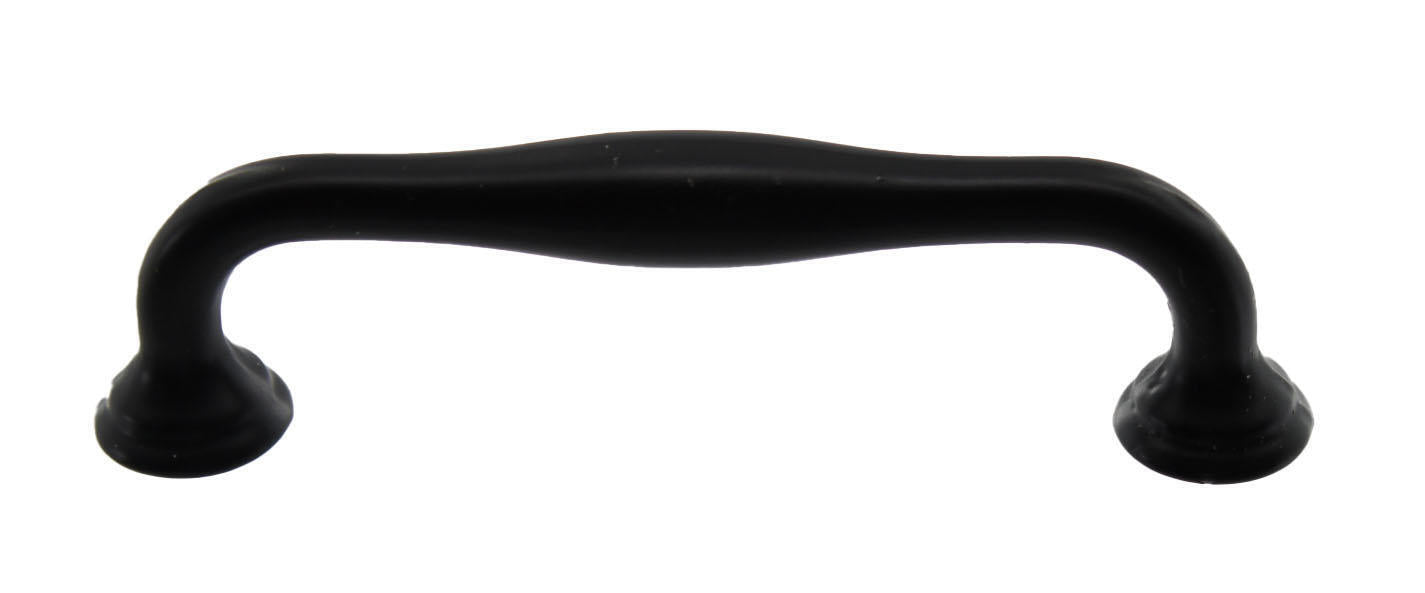 Cabinet Pulls 4 pcs AbeTammy Curved Cabinet Handle Pull, Black