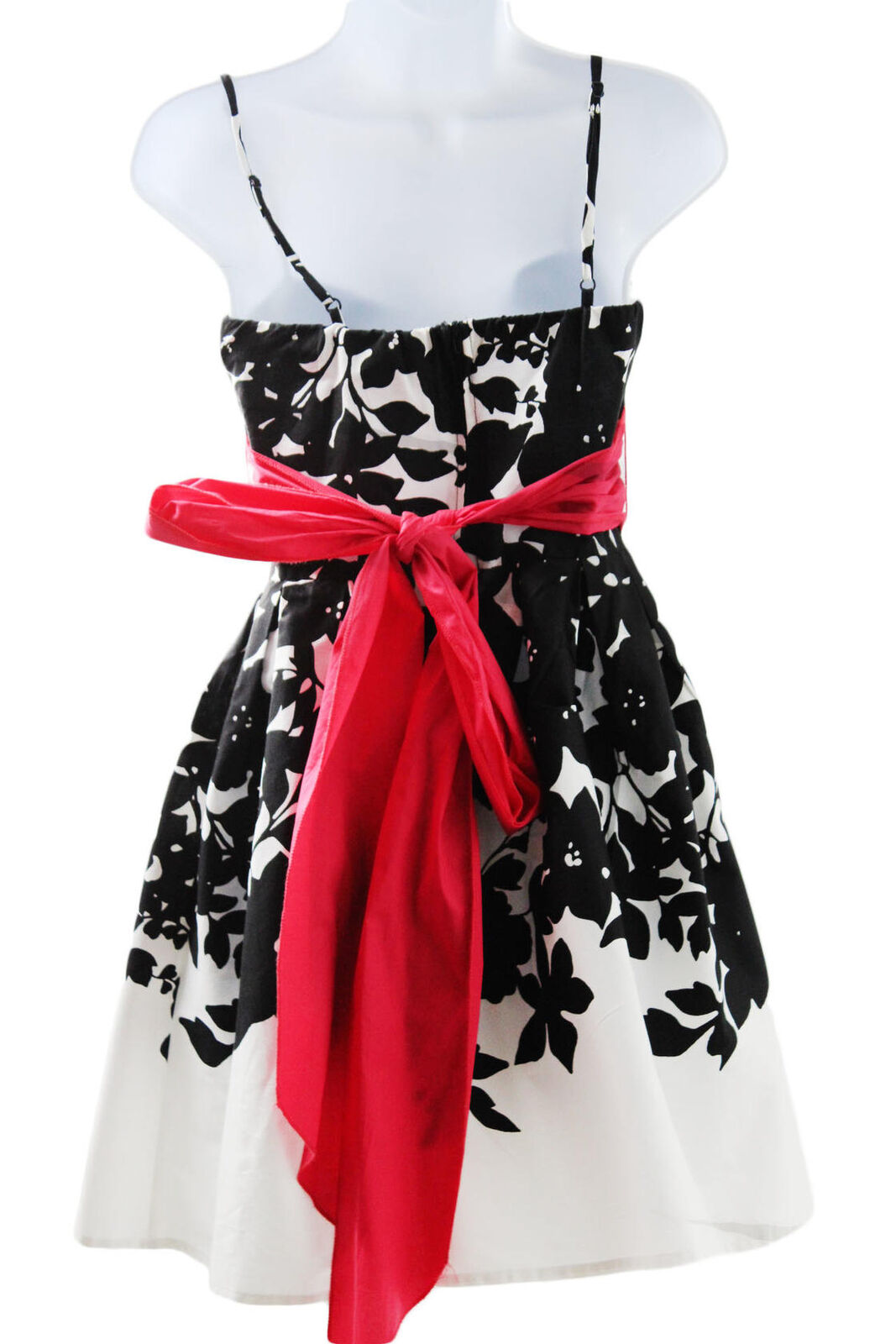 Women Dress B Darlin Juniors Floral Black White Party Dress Size 3/4
