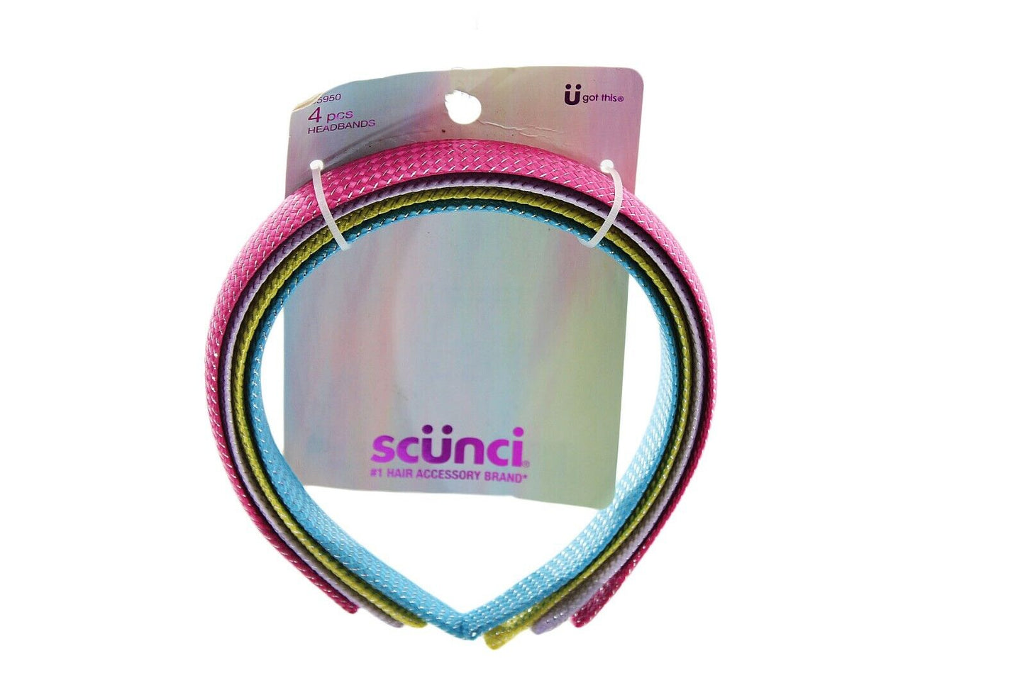 Headbands scunci Kids' Woven Headbands 4ct