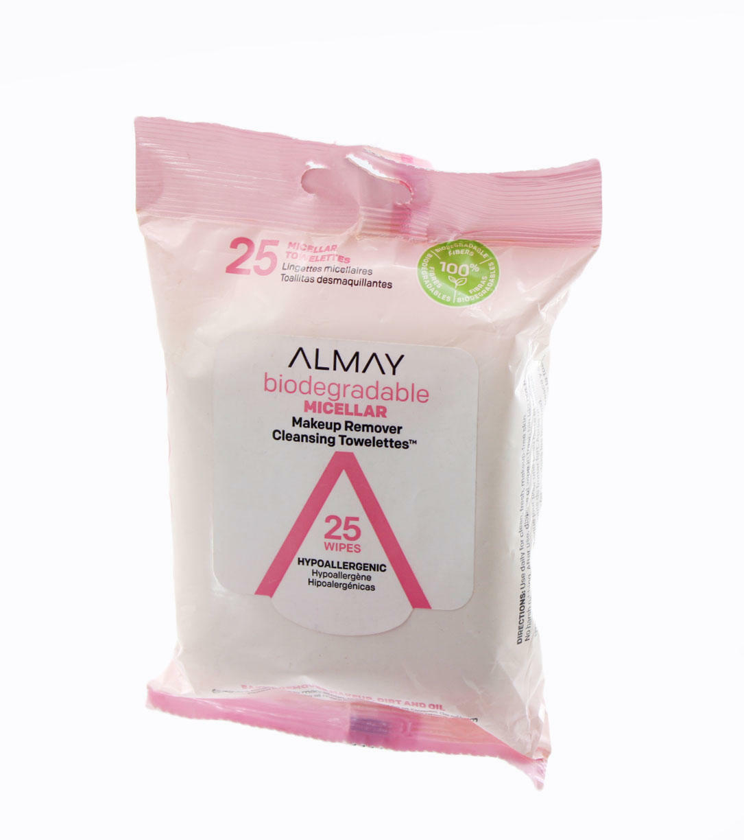 Micellar Water Makeup Remover Cleansing Towelettes 25 Count/2pk