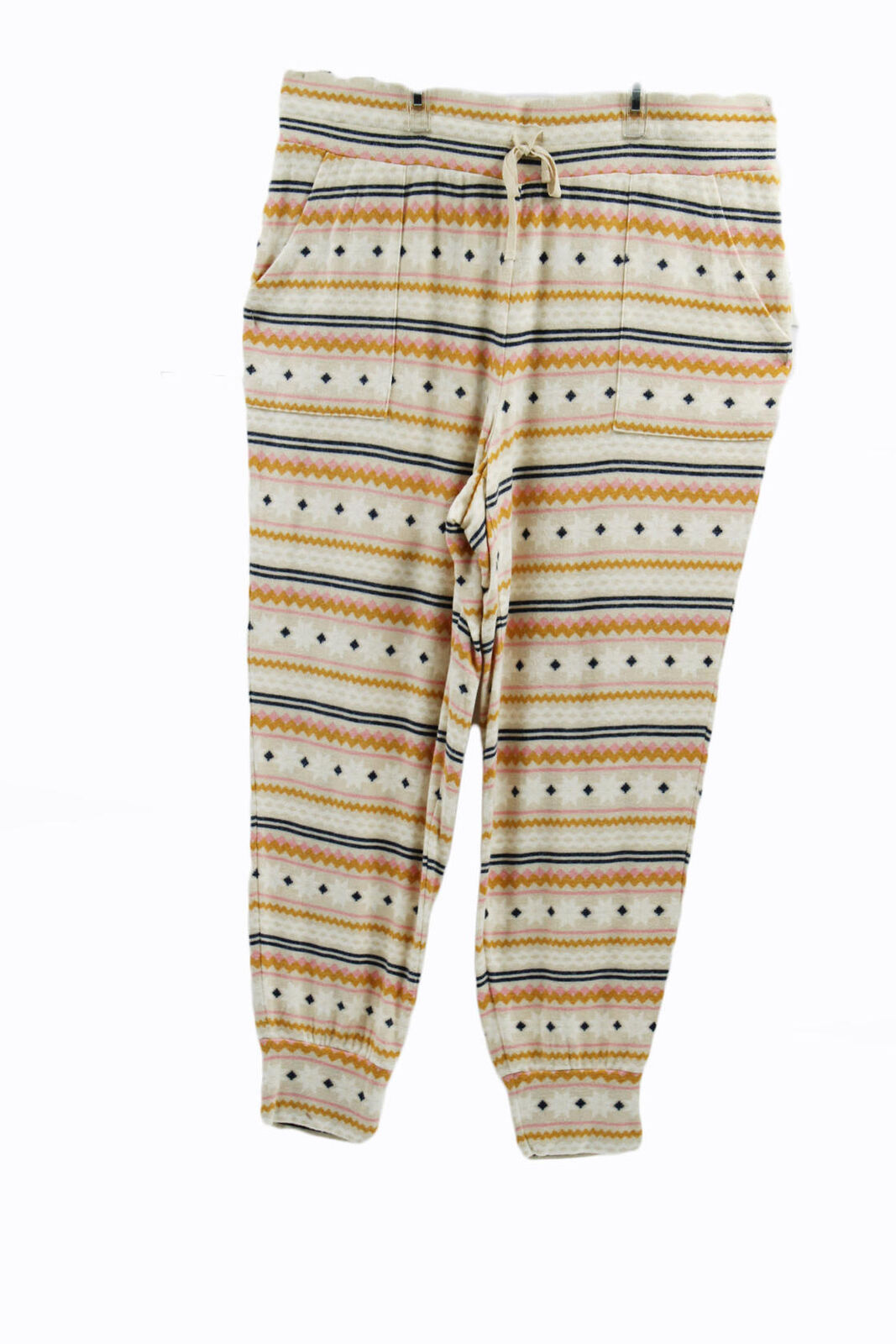 Style & Co Winter Day Fair Isle Brushed Knit Joggers Size XXL Multicolor