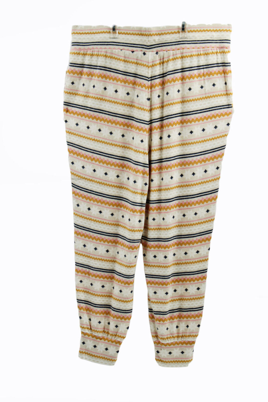 Style & Co Winter Day Fair Isle Brushed Knit Joggers Size XXL Multicolor