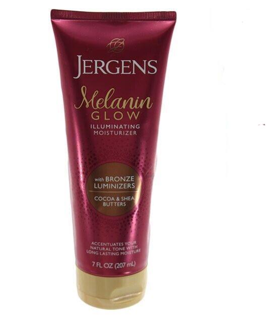 Body Lotion Jergens Melanin Glow Illuminating W/Bronze Luminizers 7 fl 0z
