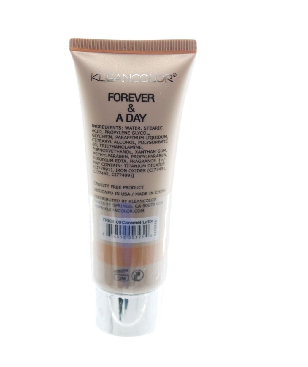Foundation KLEANCOLOR Forever & A Day Matte Full Coverage Caramel Latte