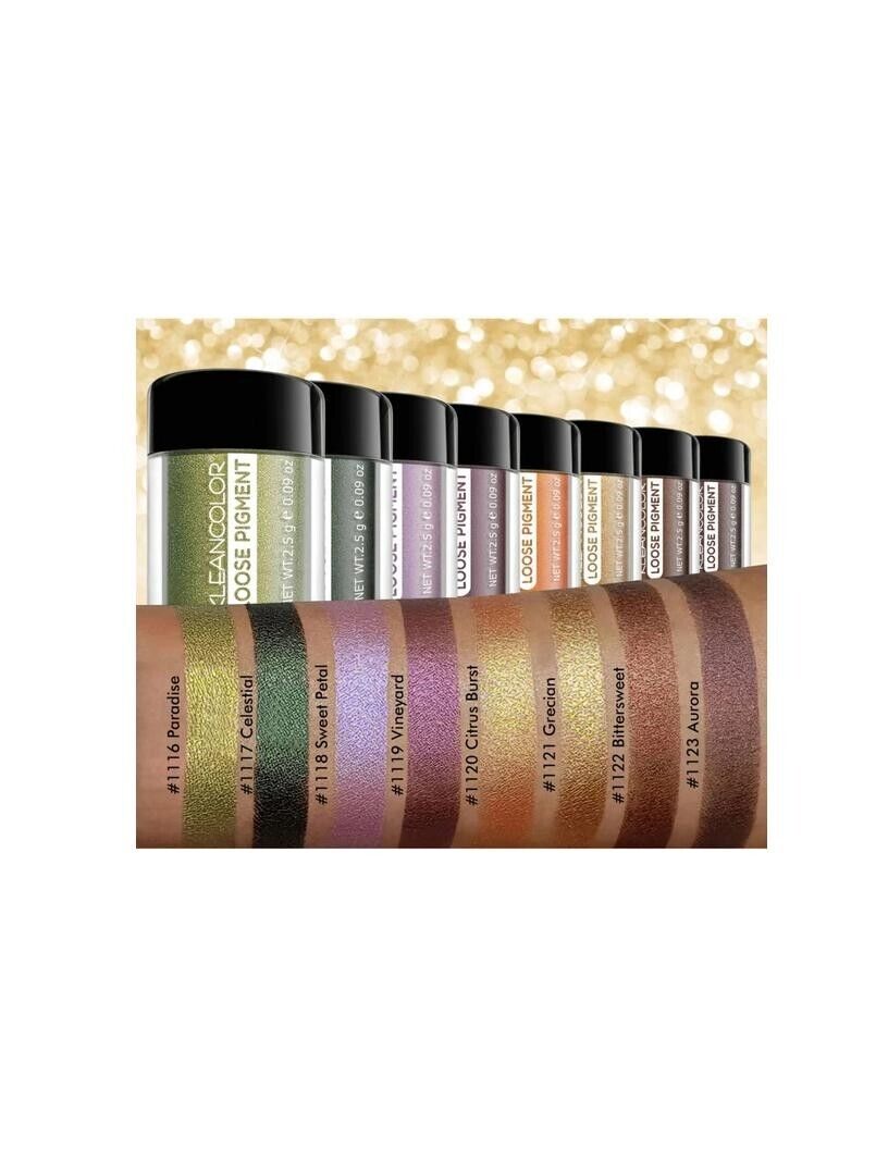 Eye Shadow KleanColor Loose Pigment Eyeshadow Paradise 2 Pk