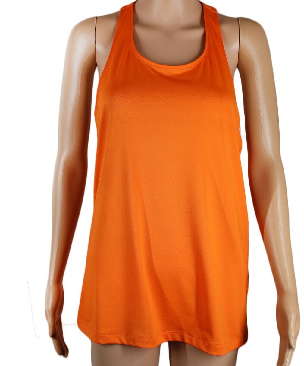 Women Tank Ideology Women Orange Flex Stretch Rapidry Tank Top SIze M