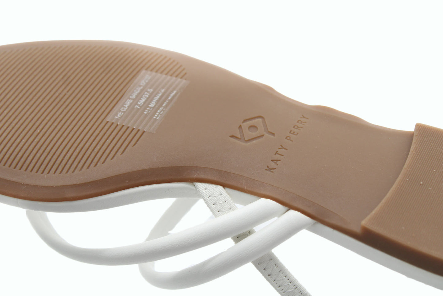 Women Sandals Katy Perry The Claire Sandal Size 7.5M White