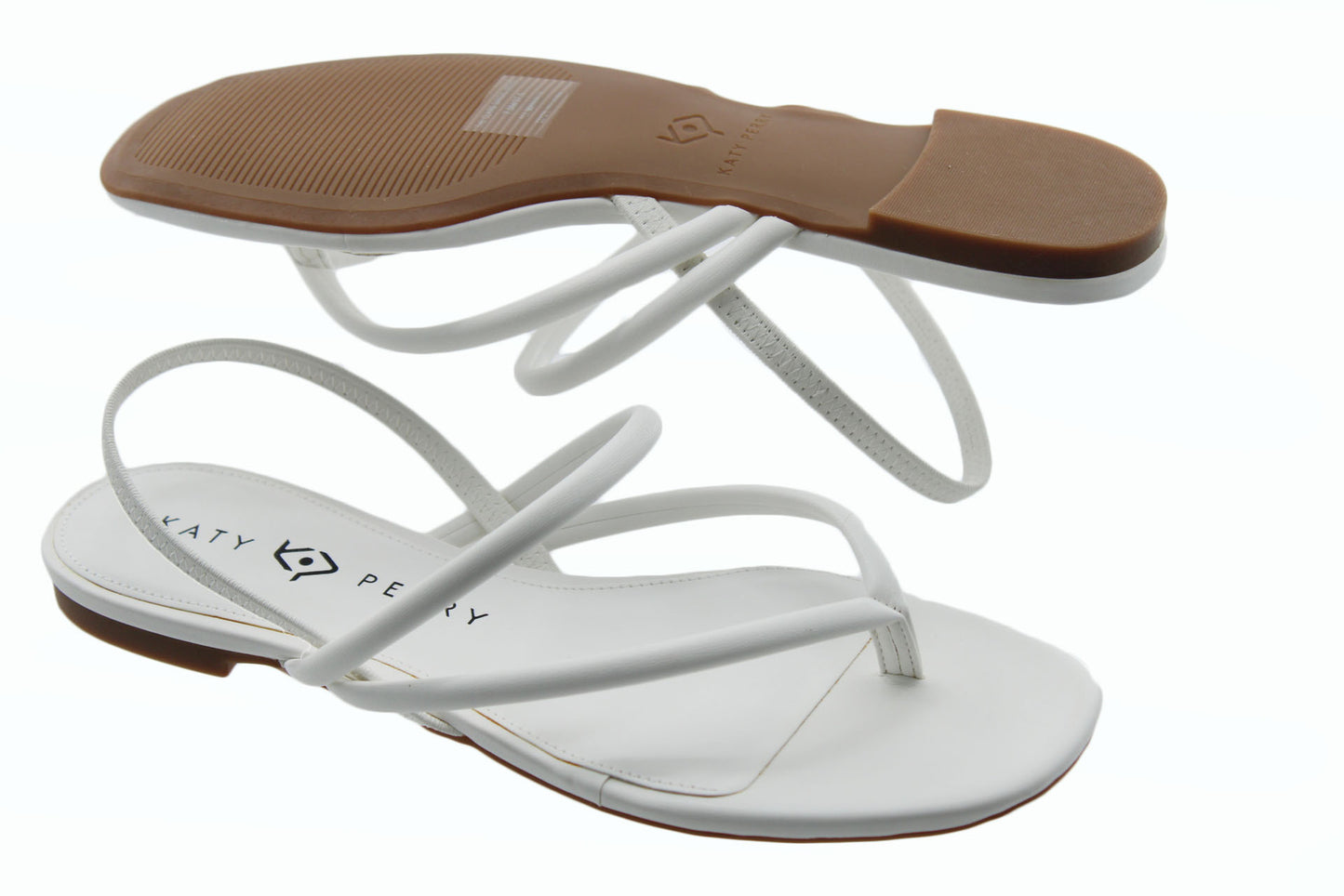 Women Sandals Katy Perry The Claire Sandal Size 7.5M White