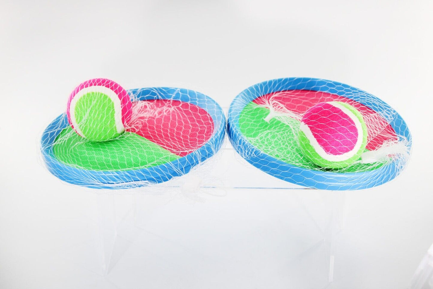 Toss and Stick Paddle and Ball Game 2 pcs
