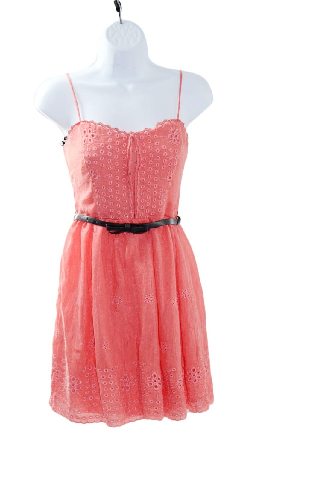 City Studios Missy Lace A line Dress Size 1 Orange