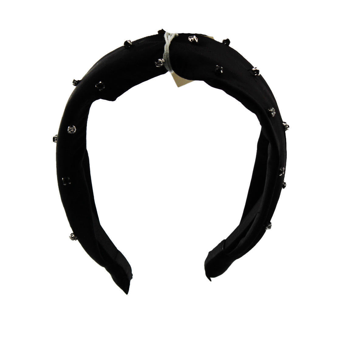 Headband A New Day Wide Crystal Headband Black 5432