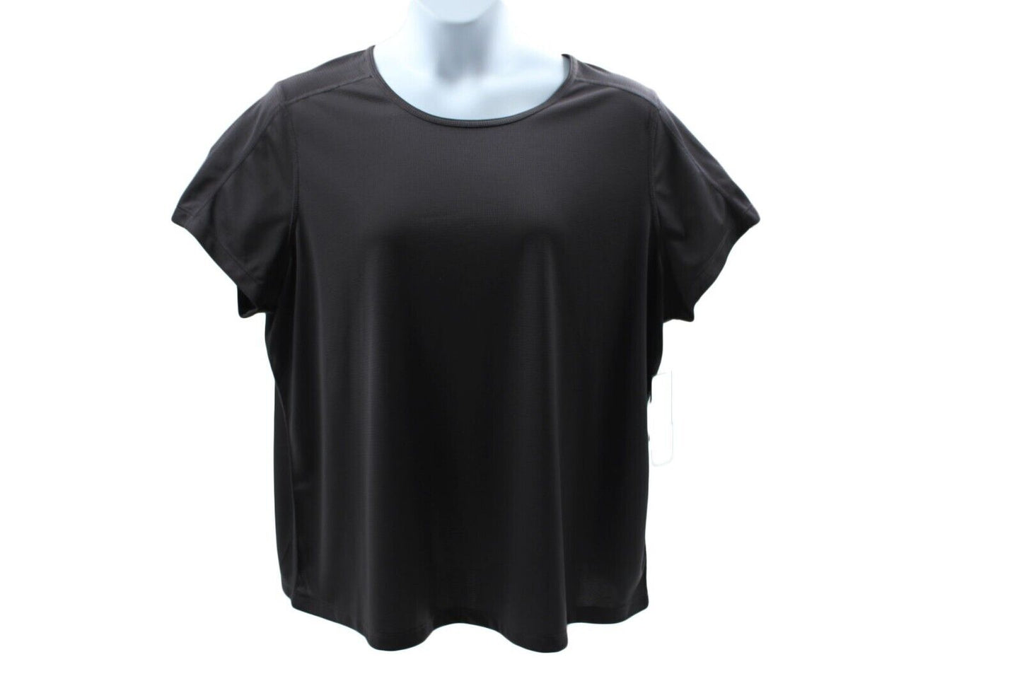 Women T-Shirt ID Ideology Women Birdseye Mesh T Shirt Gray Size 3X