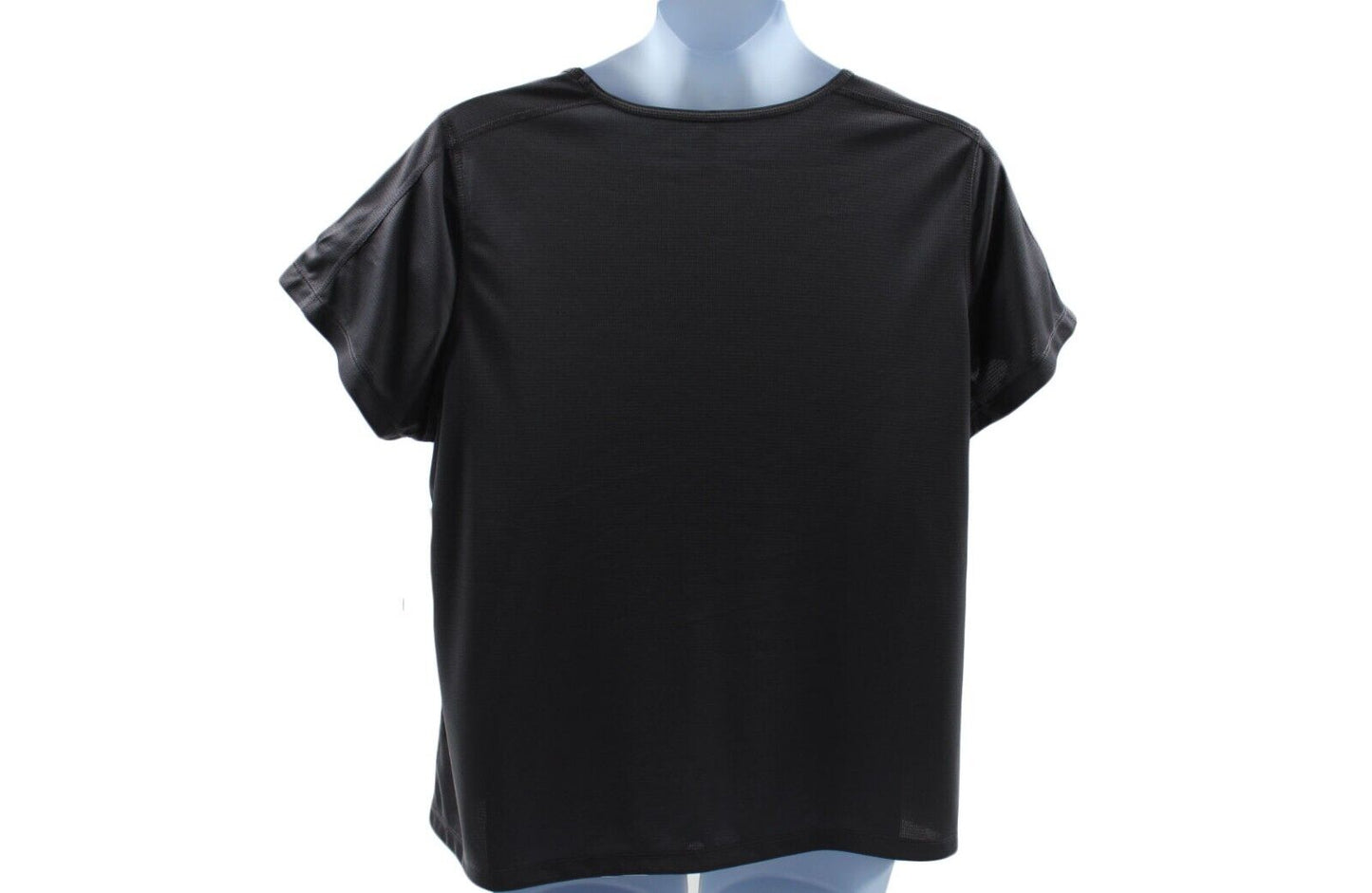 Women T-Shirt ID Ideology Women Birdseye Mesh T Shirt Gray Size 3X