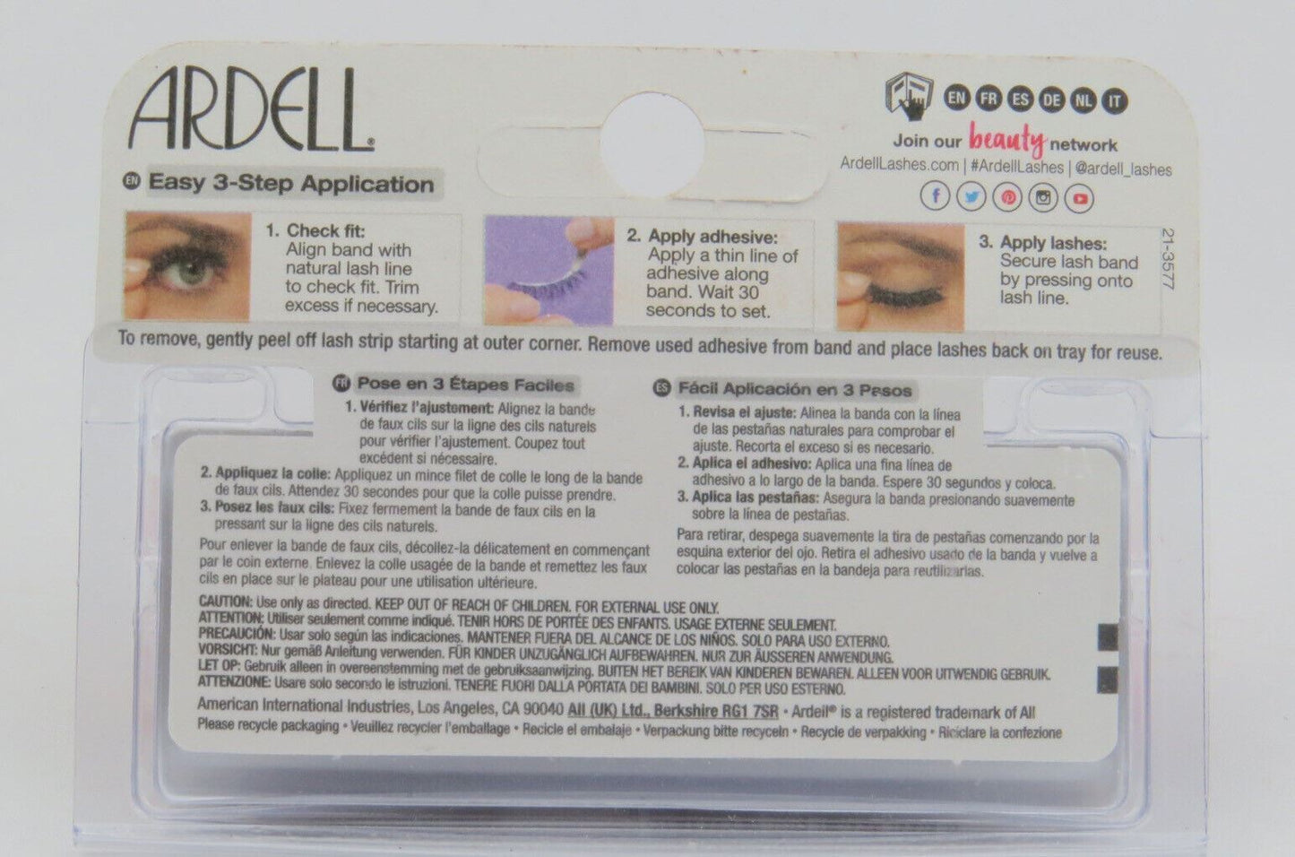 False Eyelash Ardell Eye Lashes Demi Wispies Black