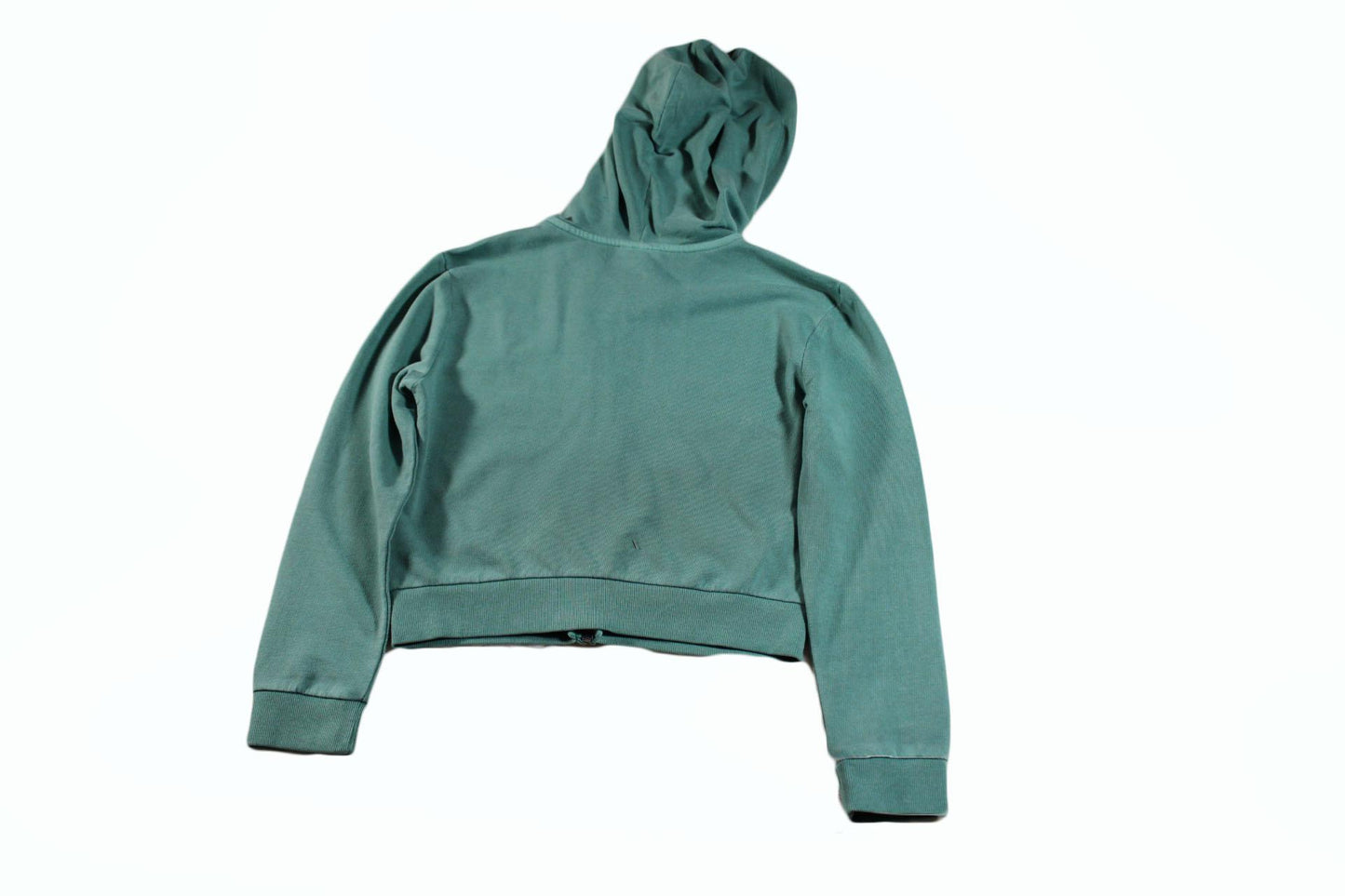 Cat & Jack Big Girls French Terry Zip-Up Hoodie Sweatshirt Size M Ocean Green
