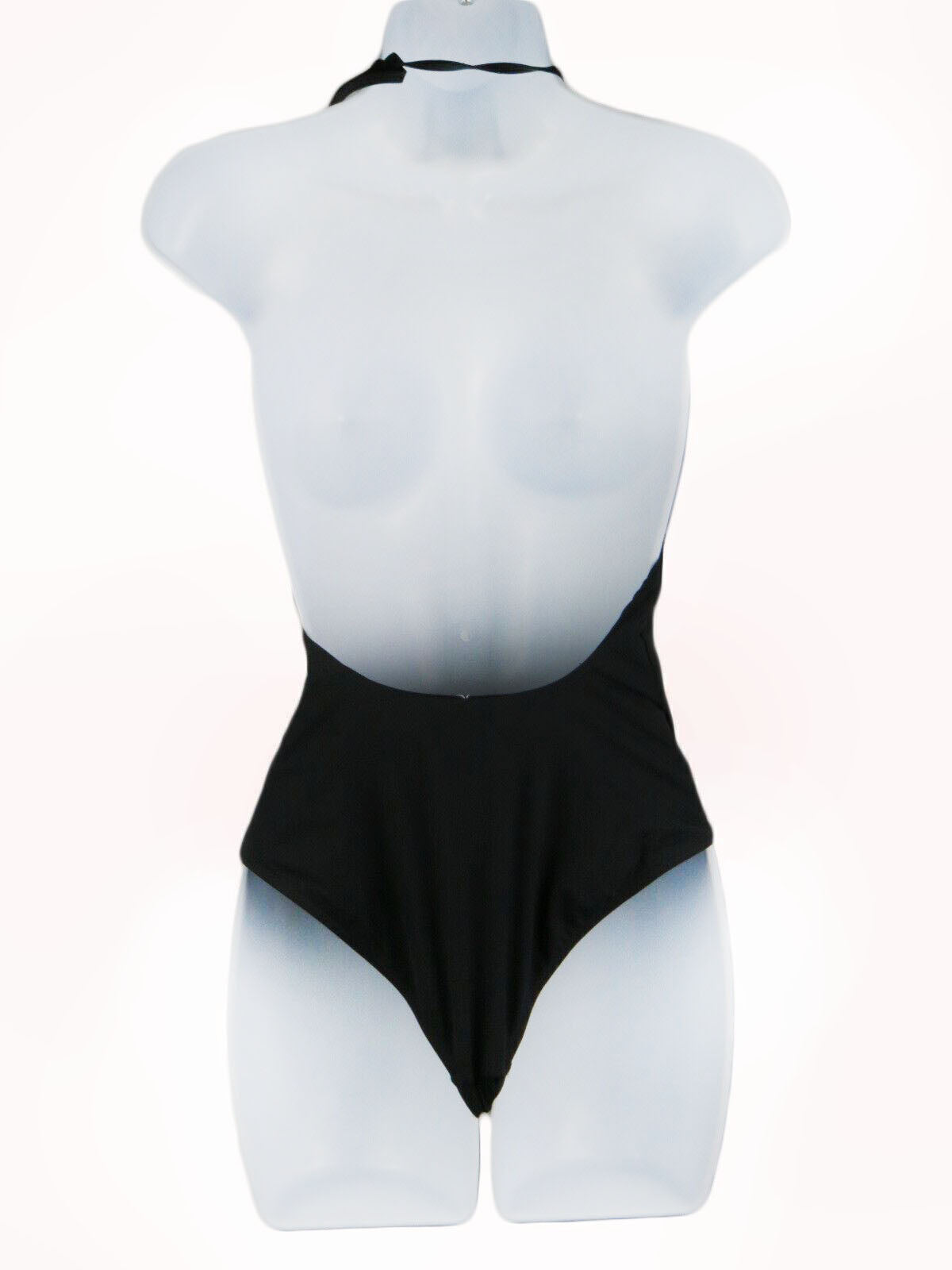 Women Swimsuit Billabong Sol Searcher Strappy High Neck One Piece Sz M Black