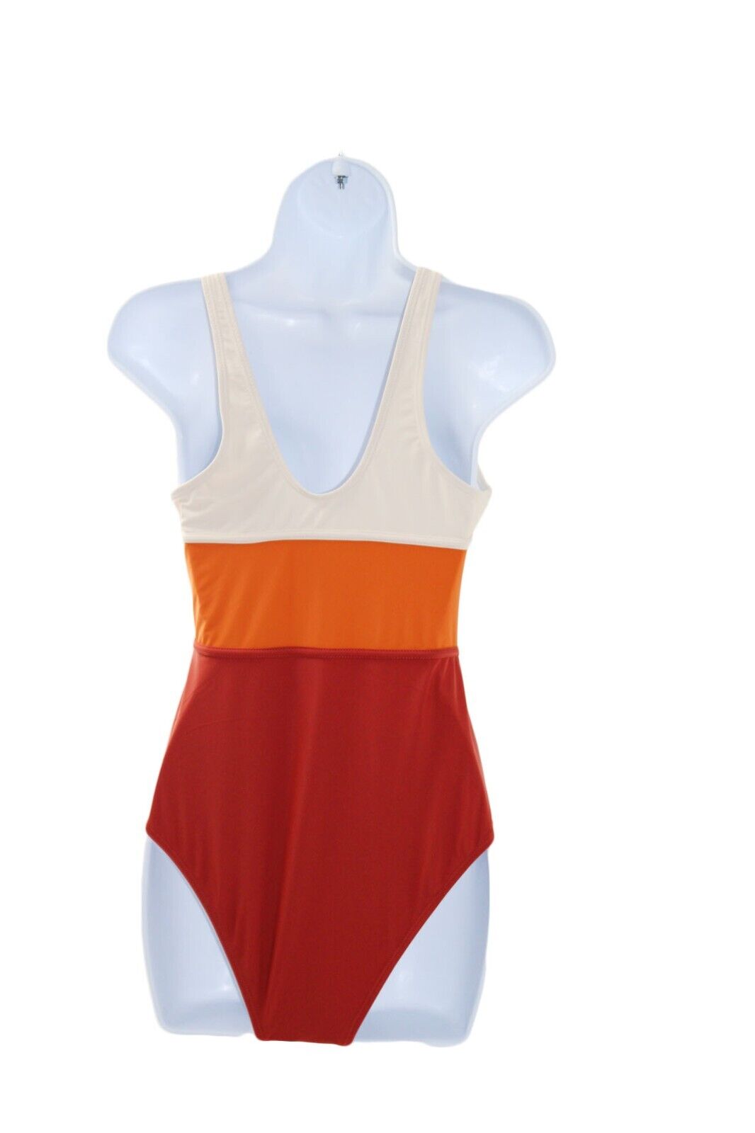 Teen Swimsuit Cupshe Teen Girls Plunge Neck Color Block Swimsuit Size S Multicolor