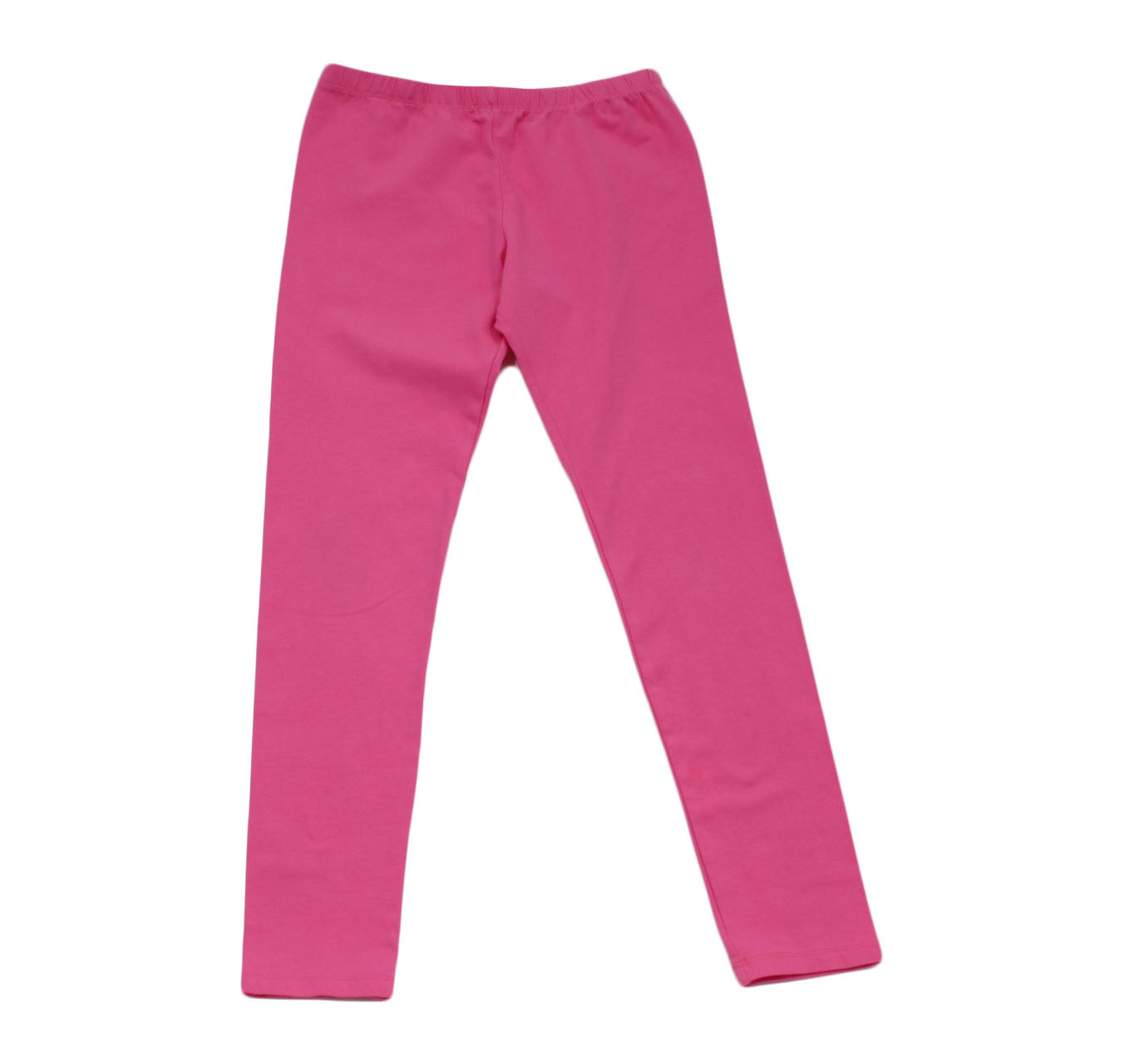 Big Girls Slim Fit Pink Cotton Leggings Size XL 14-Preowned