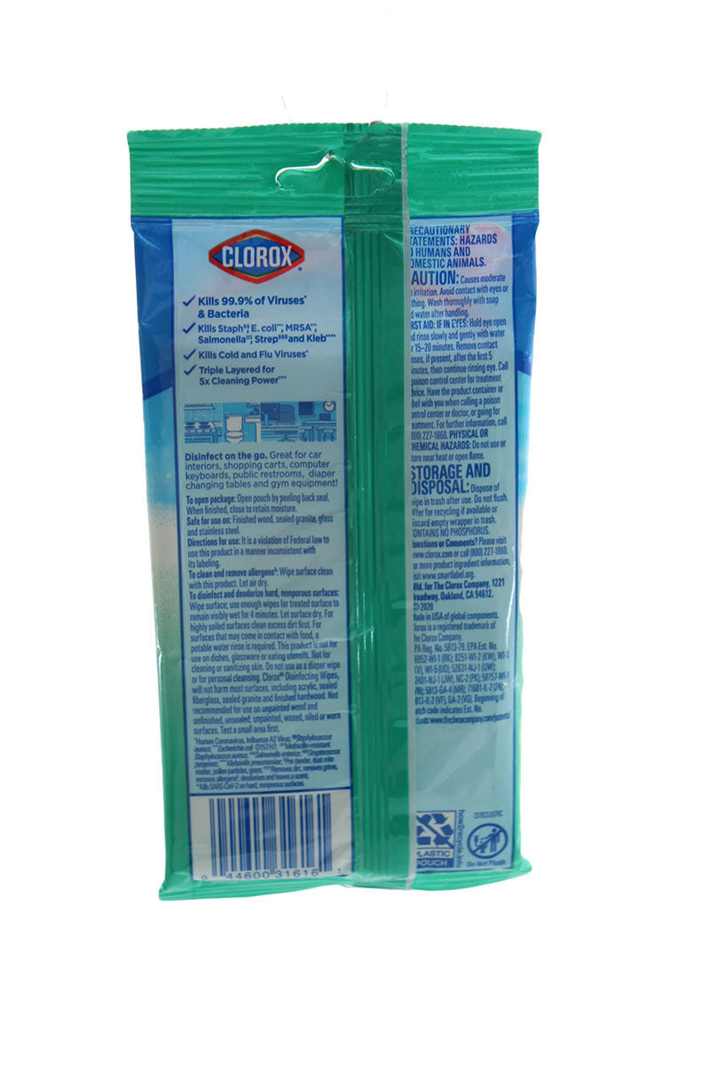 Disinfecting Wipes 15 Wet Wipes Fresh Scent