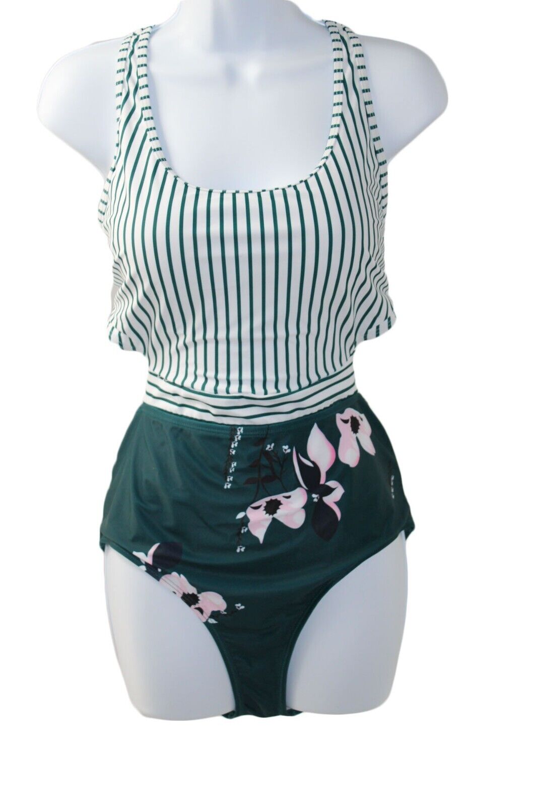 Swimsuit MOLYBELL Women One Piece High Waist Floral Swimsuit Size L
