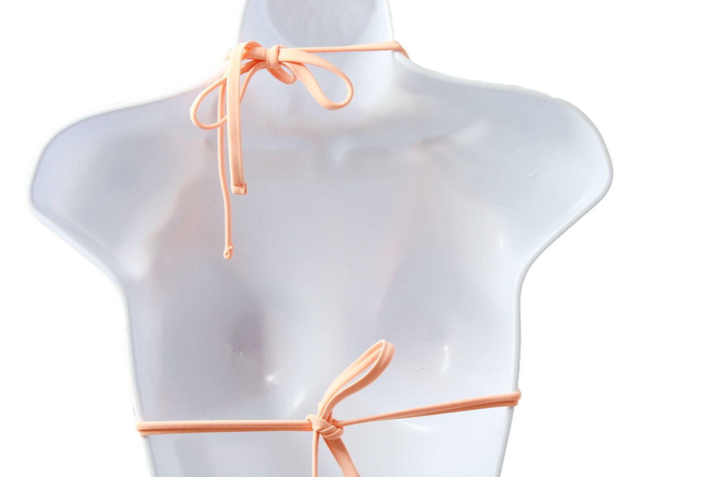 Teen Bikini Wild Fable Missy Women's Crochet Triangle Bikini Top Peach Size XL