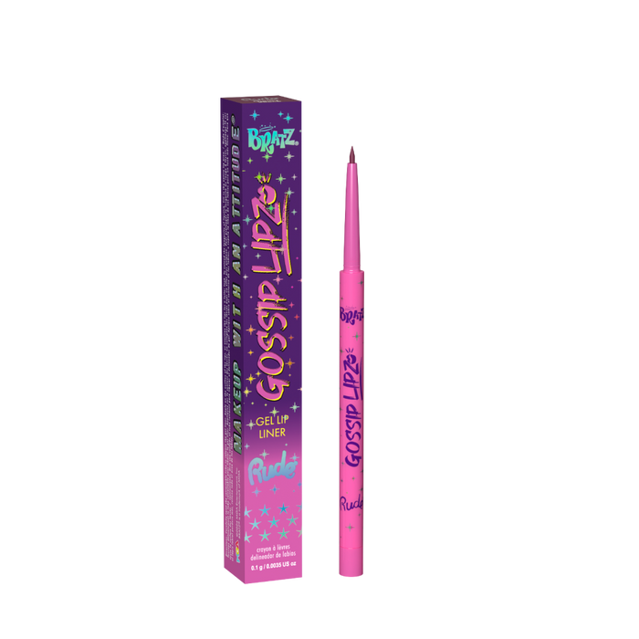 RUDE Bratz Gossip Lipz Gel Lip Liner Quirky 0.0035 oz