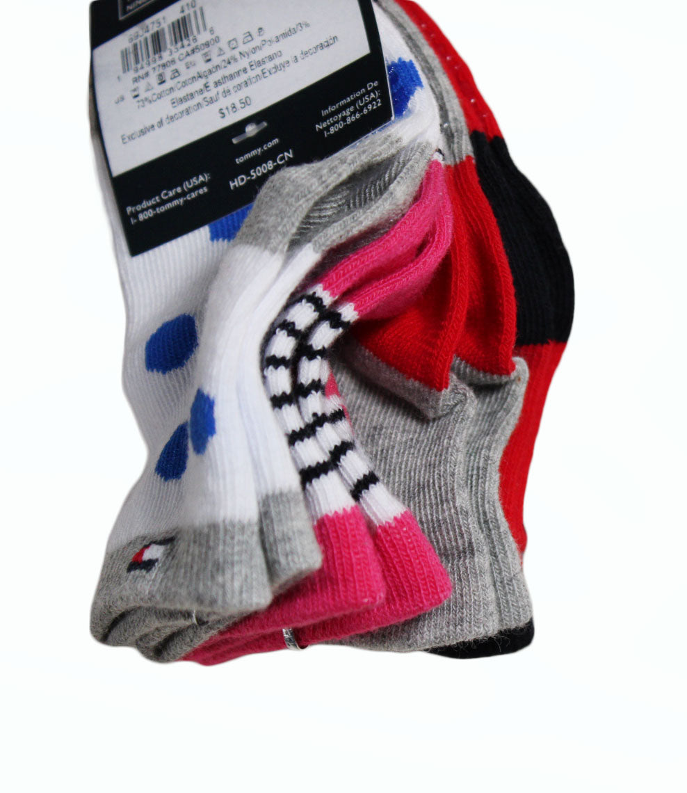 Infant Socks Tommy Hilfiger 4 Pairs Infant Socks Size 12-24 Months Multicolor