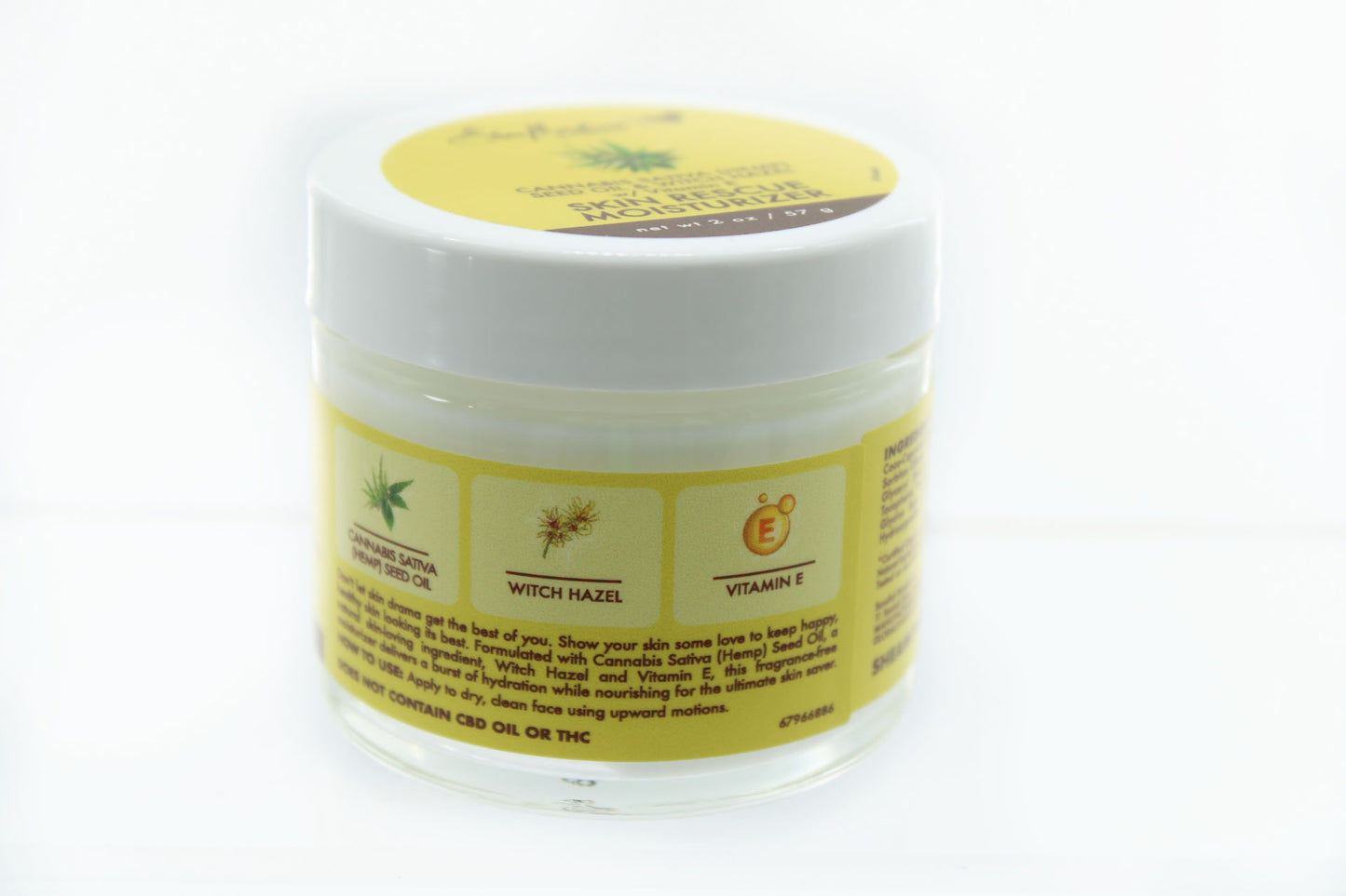 Face Cream SheaMoisture Skin Rescue With Witch Hazel and Vitamin E 2 oz 4 Pack