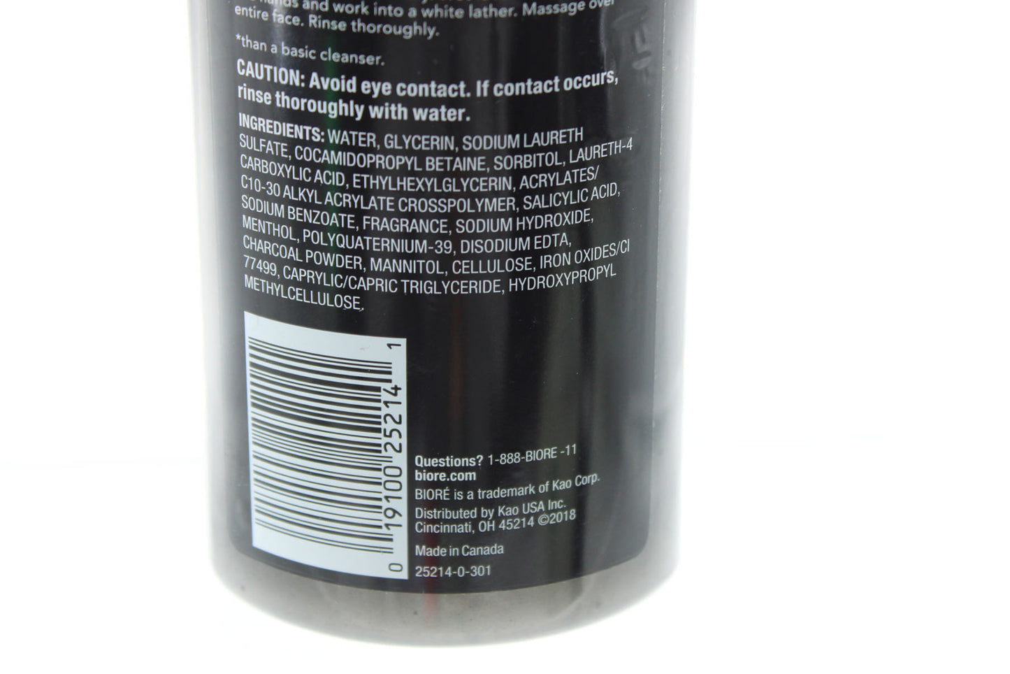Face Wash Biore Deep Pore Charcoal Facial Cleanser 11.45 fl oz 3 Pack