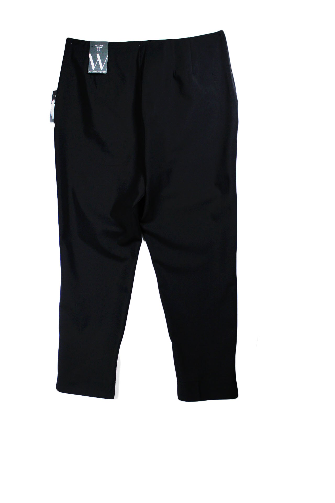 Women Pants Worthington Women Slim Ankle High Rise Pants Size 12 Black