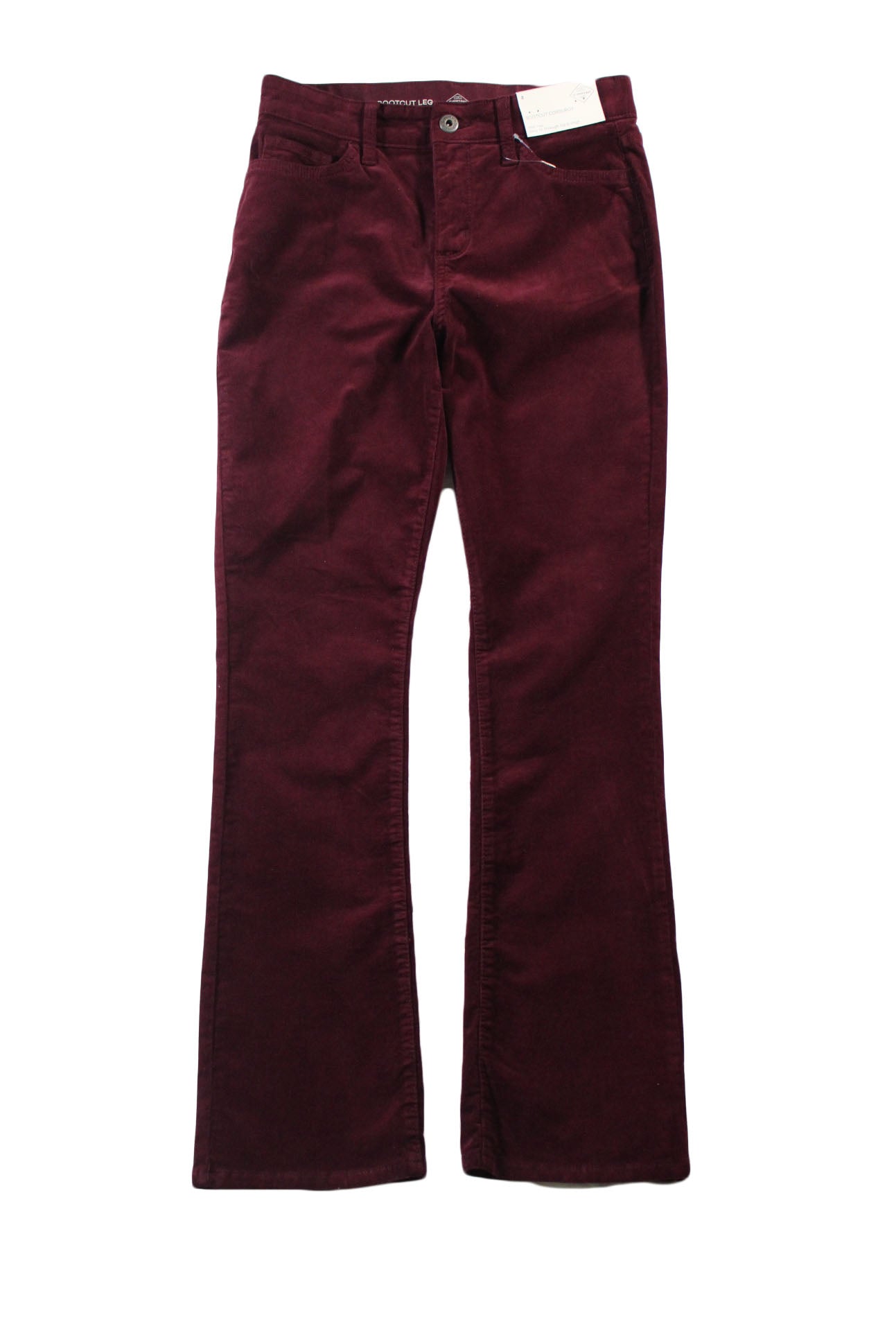 Women Jeans St John's Bay Women's Bootcut Corduroy Jeans Size 8 Burgundy