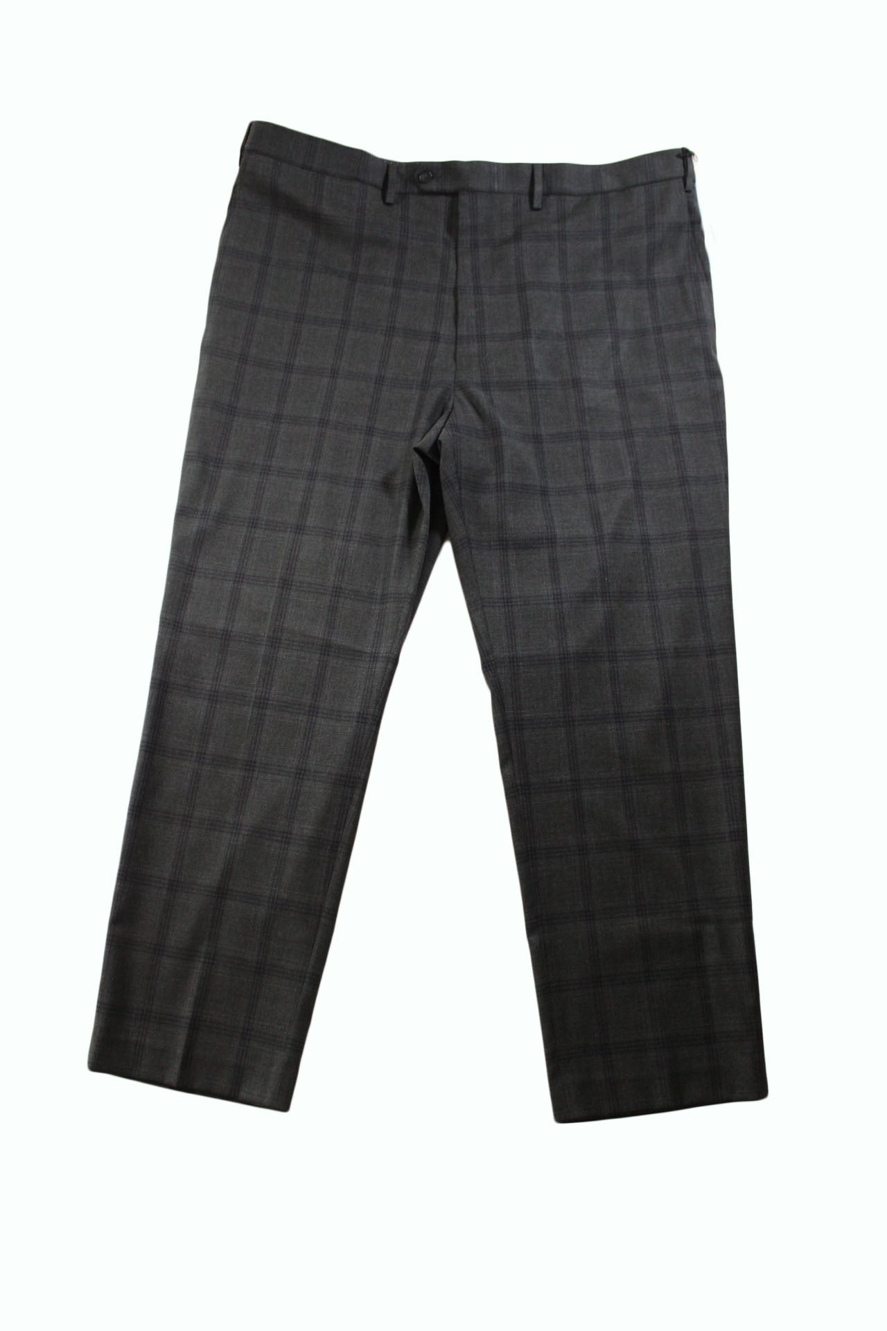 Men Dress Pants Shaquille O'Neal Mens Flat Front Suit Pants 44w X 30L Grey