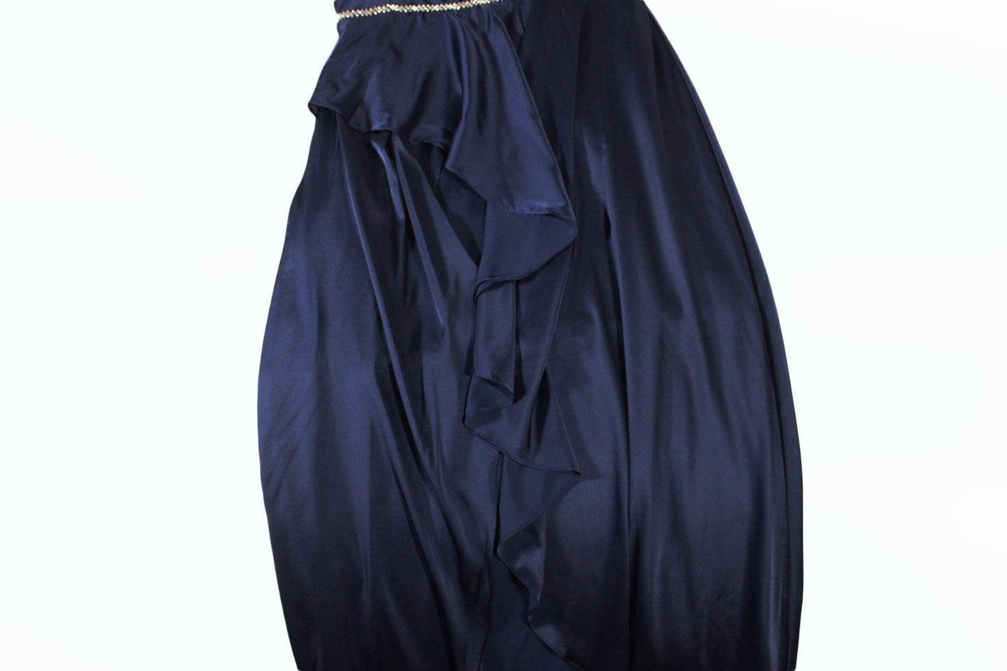 Women Dress Premier Amour One Shoulder Sleeveless Evening Gown Size 12 Navy