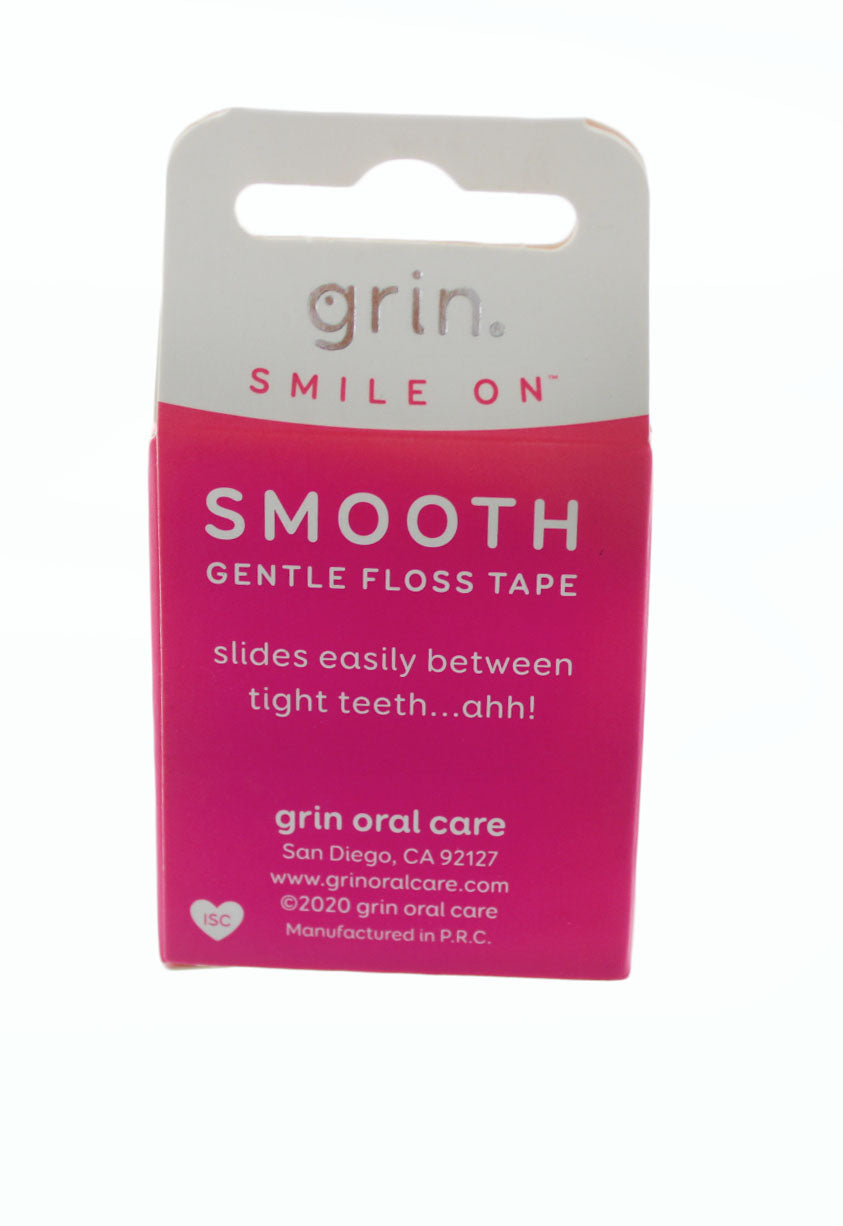 Dental Floss Grin Fine Floss Box 55 yd Pink 2 Pack