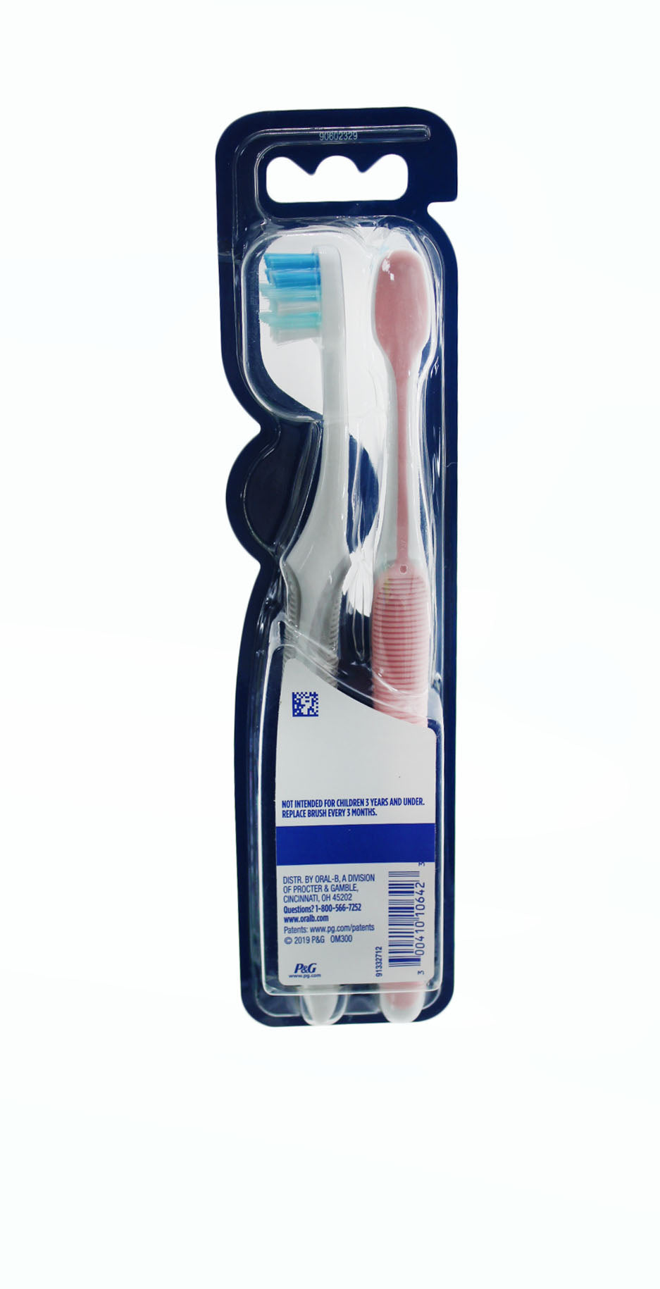 Toothbrush Oral-B Gum Care Compact Toothbrush Extra Soft 2 Count Pink/Gray