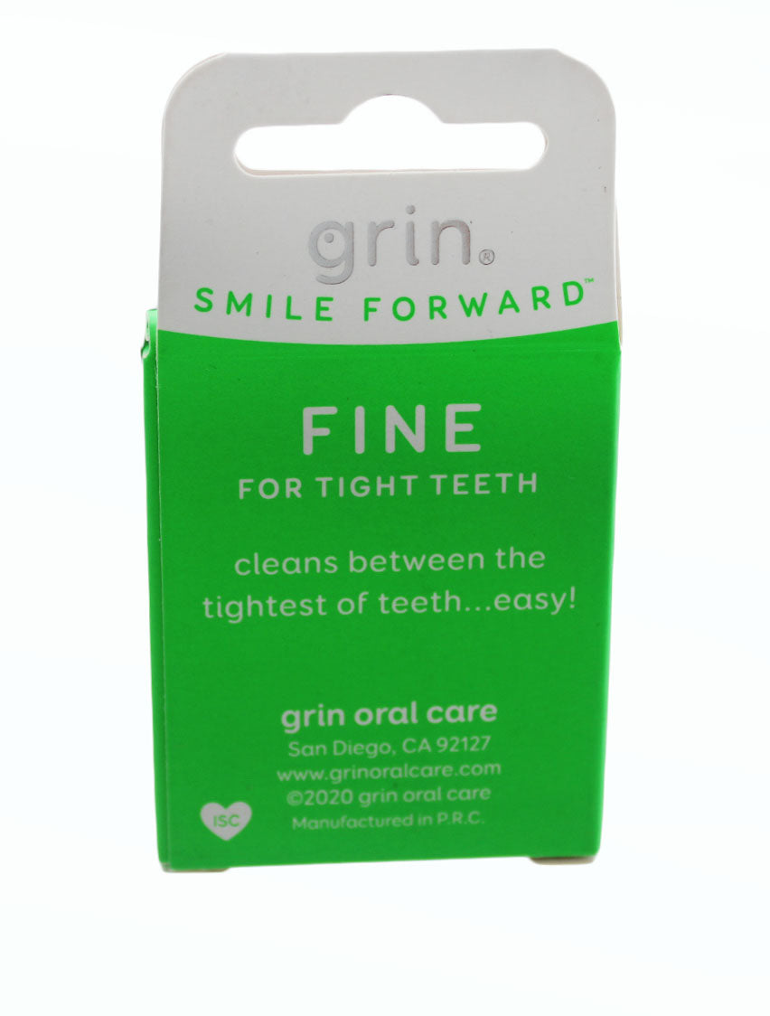 Dental Floss Grin Fine Floss Box 55 yd Green 2 Pack