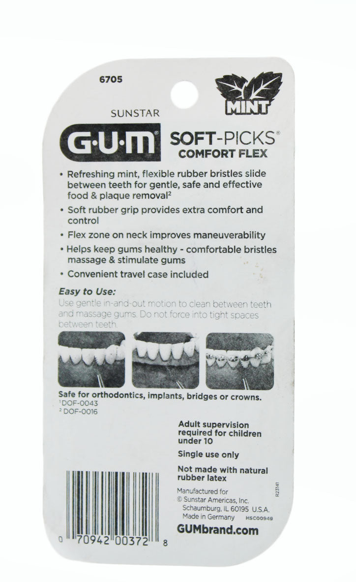Dental Floss Gum Soft Pick Comfort Flex Mint - 80 CT 2 Pack
