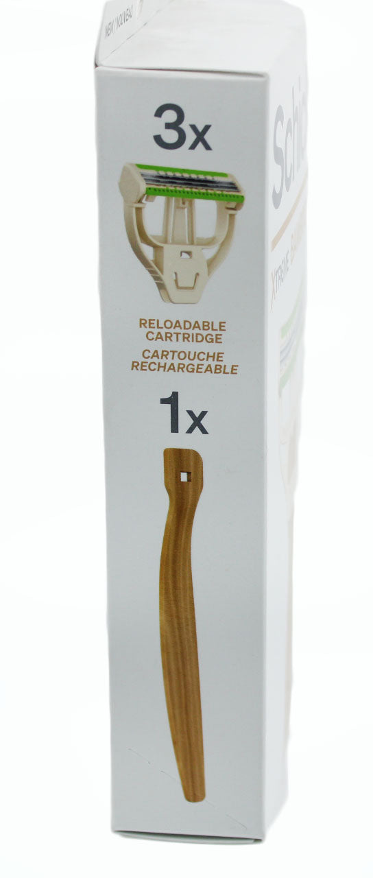 Men Razor Schick Xtreme 3-Blade Bamboo Disposable Razor All Skin Types 3 Ct/2 PK