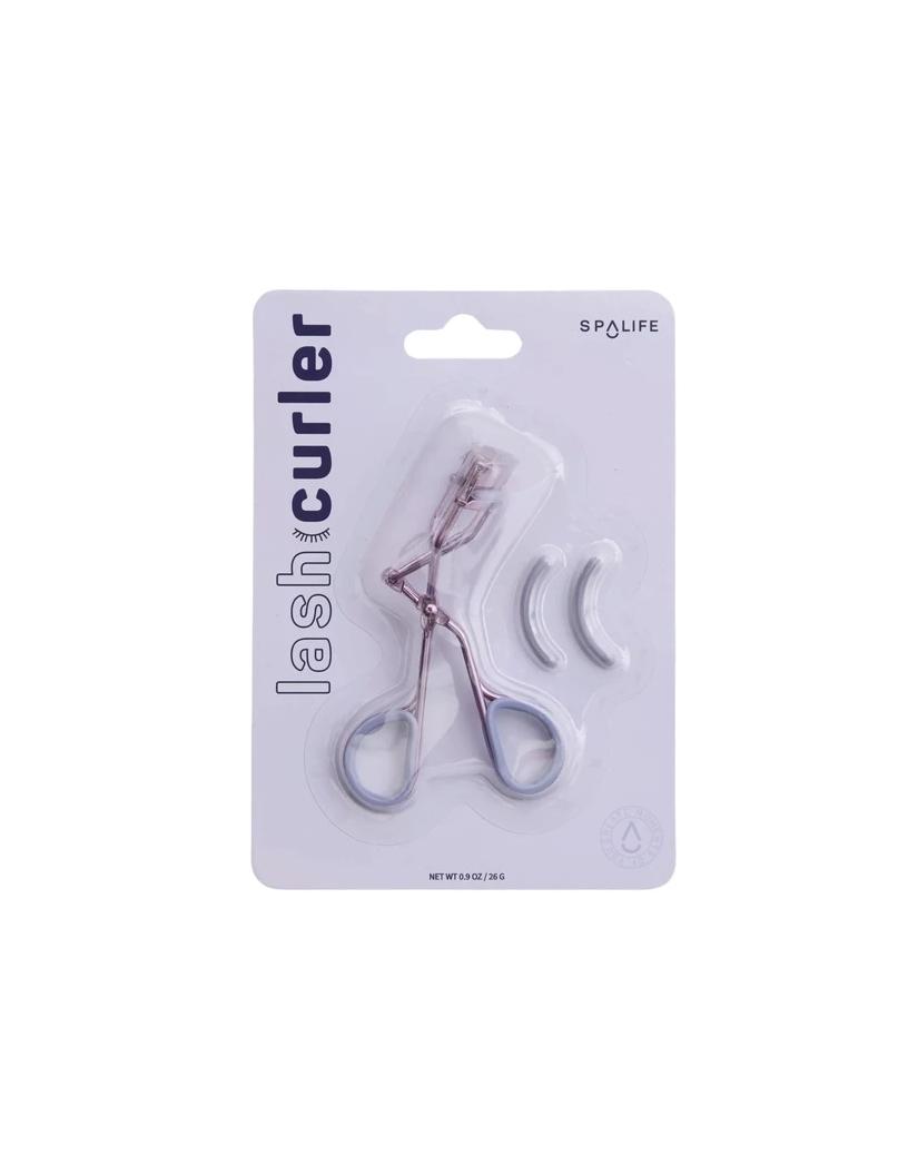 Eyelash Spa Life Lash Curler in Purple with Replacement Pads 2 Pack