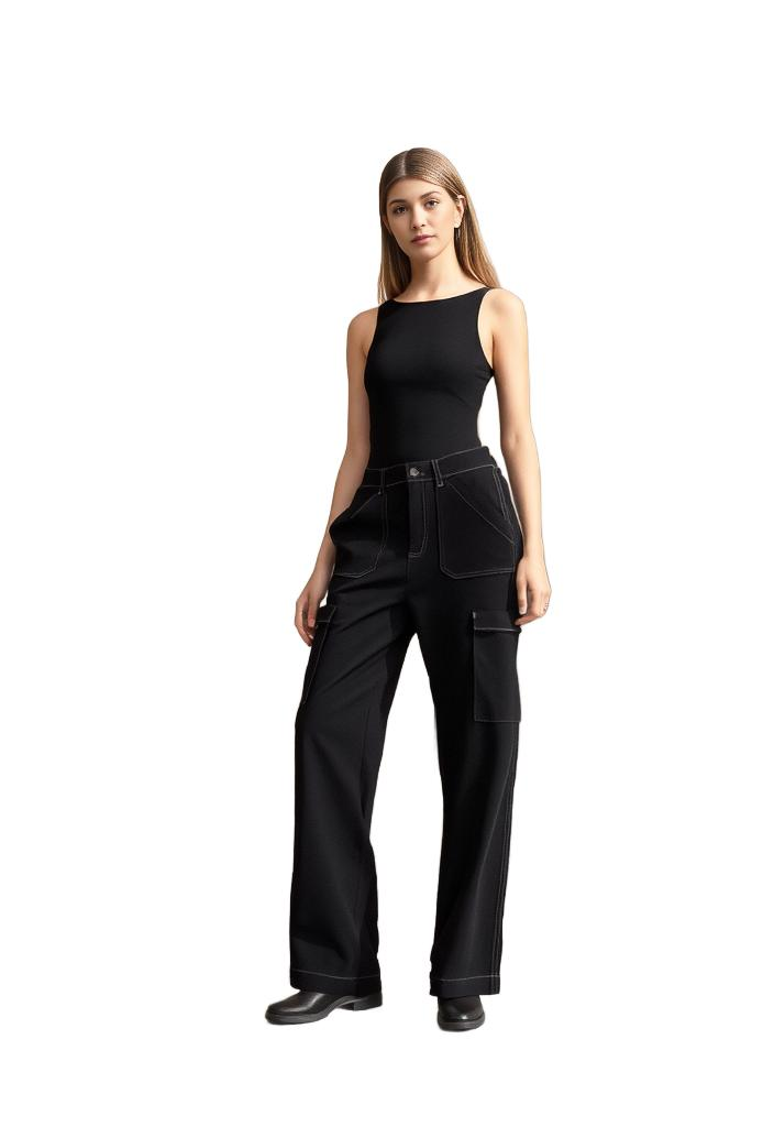 Teen Jeans Arizona Jean Womens Highest Rise Straight Leg Jean Size 4 Black