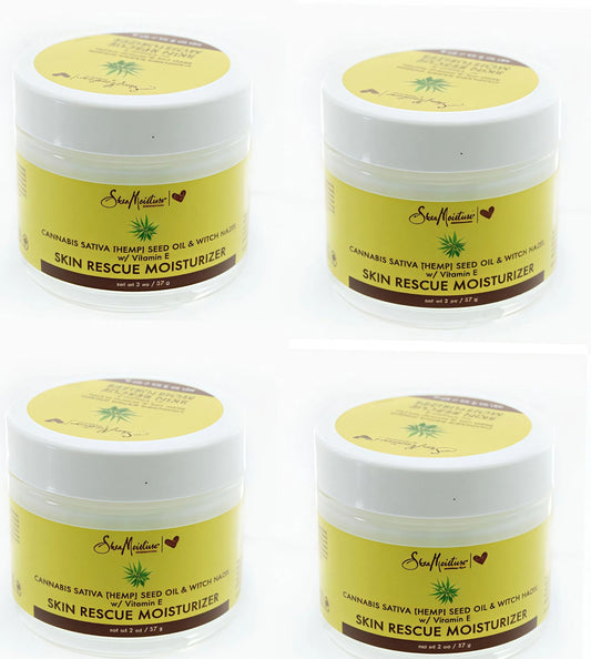 Face Cream SheaMoisture Skin Rescue With Witch Hazel and Vitamin E 2 oz 4 Pack