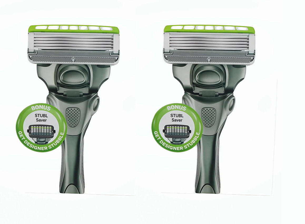 Men Razor Schick Hydro Sensitive 5 Razor And 2 Refill 2 Pack