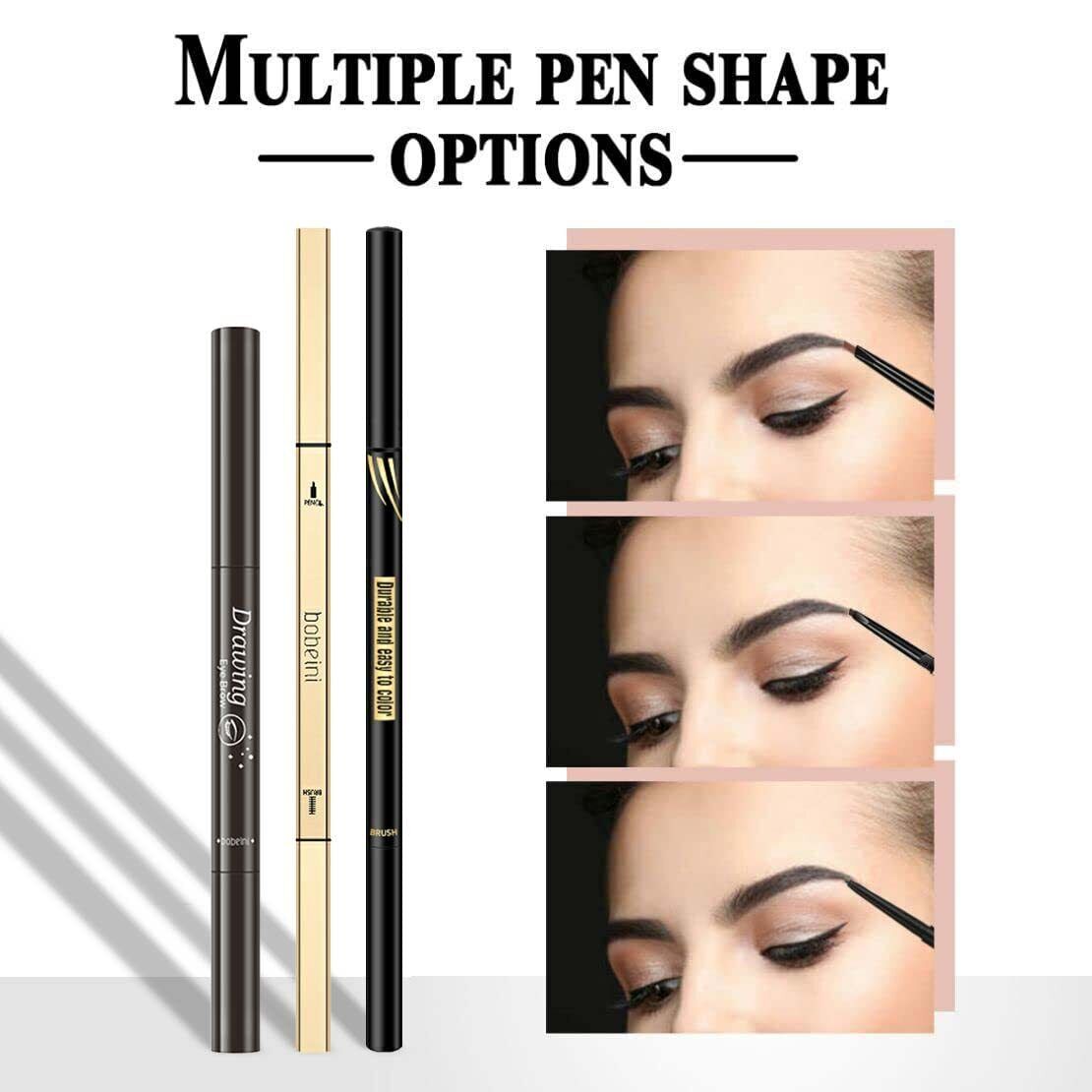 Eyebrow Pencil Natural and Long-Lasting 4-in-1 Eyebrow Pencil Set Medium Brown