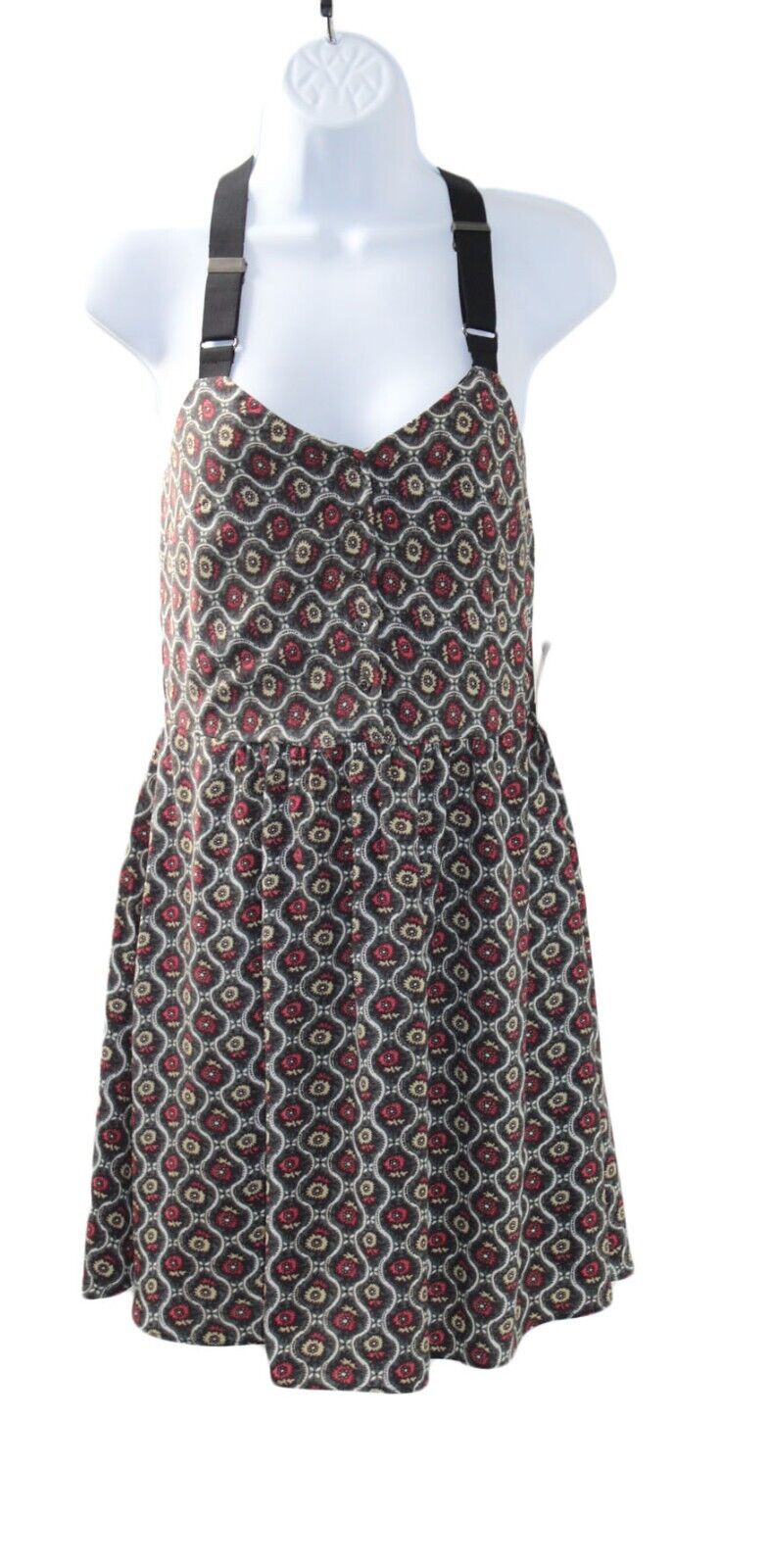 Rachel Roy Women's Sleeveless Printed Racerback A-line Dress XS Multi