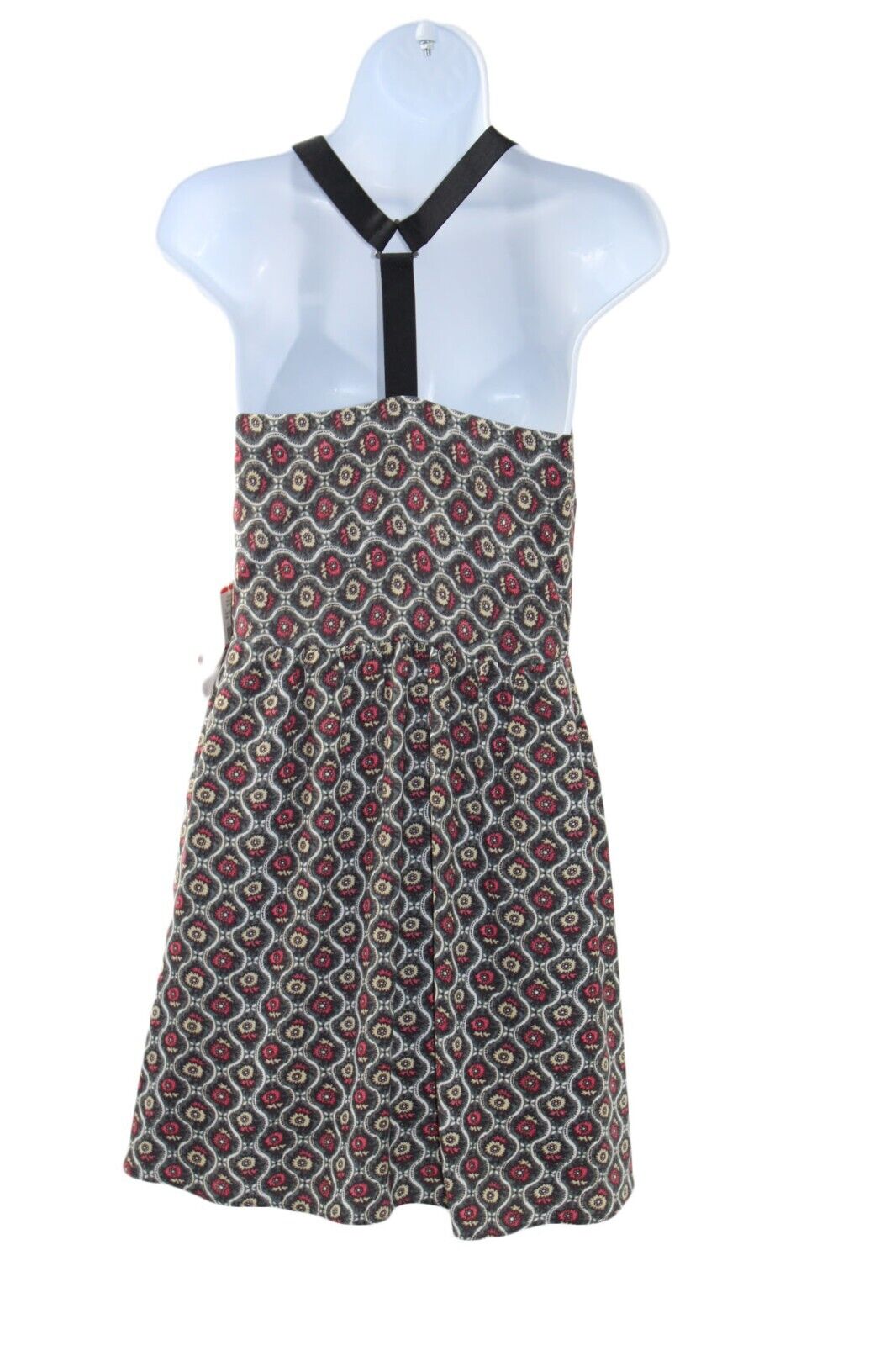 Rachel Roy Women's Sleeveless Printed Racerback A-line Dress XS Multi