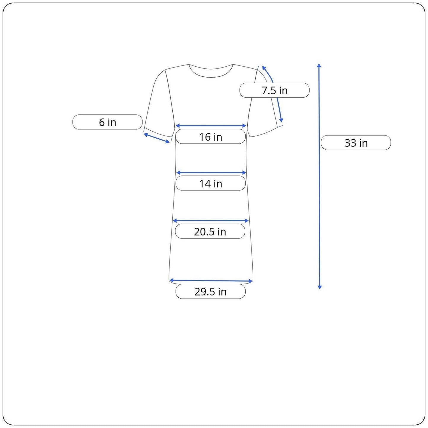 Women Dress Longyuan Women Short Sleeve Dress Size M Blue