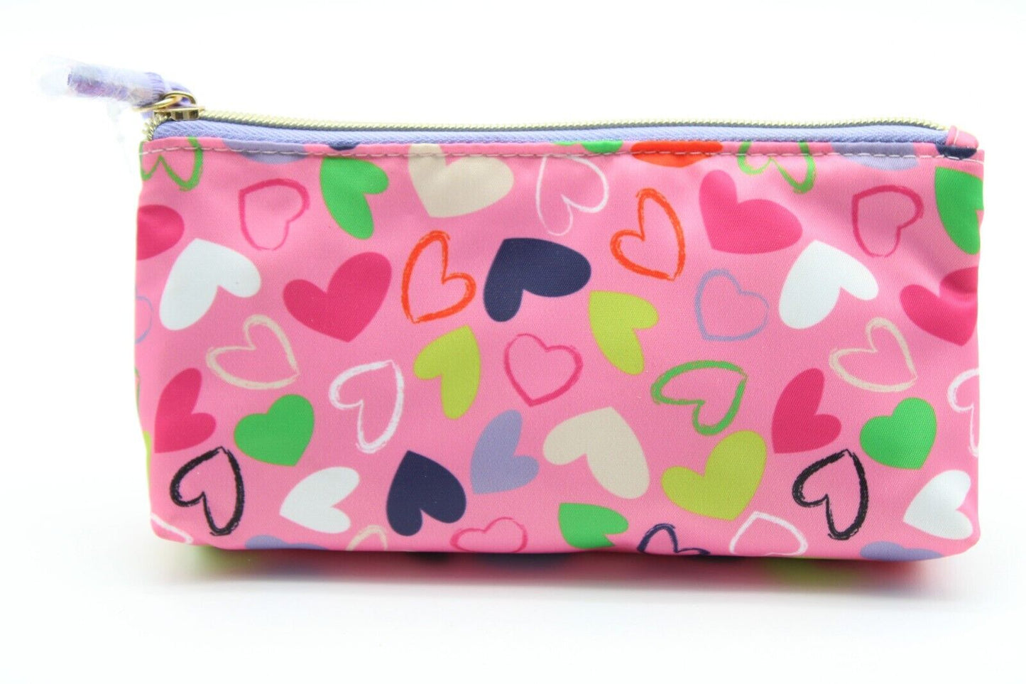 Cosmetic Pouch Hearts For Cosmetic Accessories and Tools Multicolor